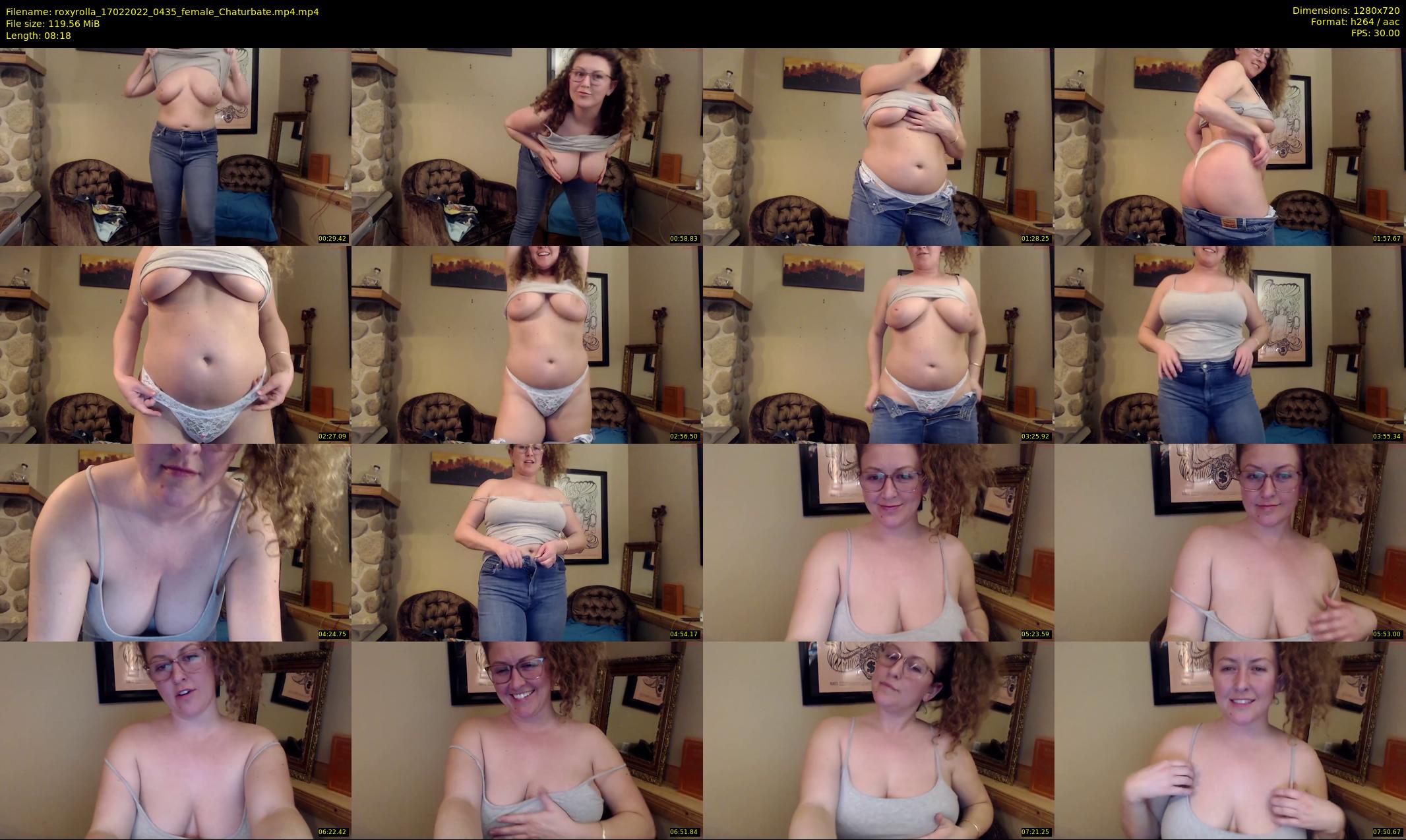 roxyrolla — 9 minute Chaturbate female cam show recording, 720p, Feb 17, 2022