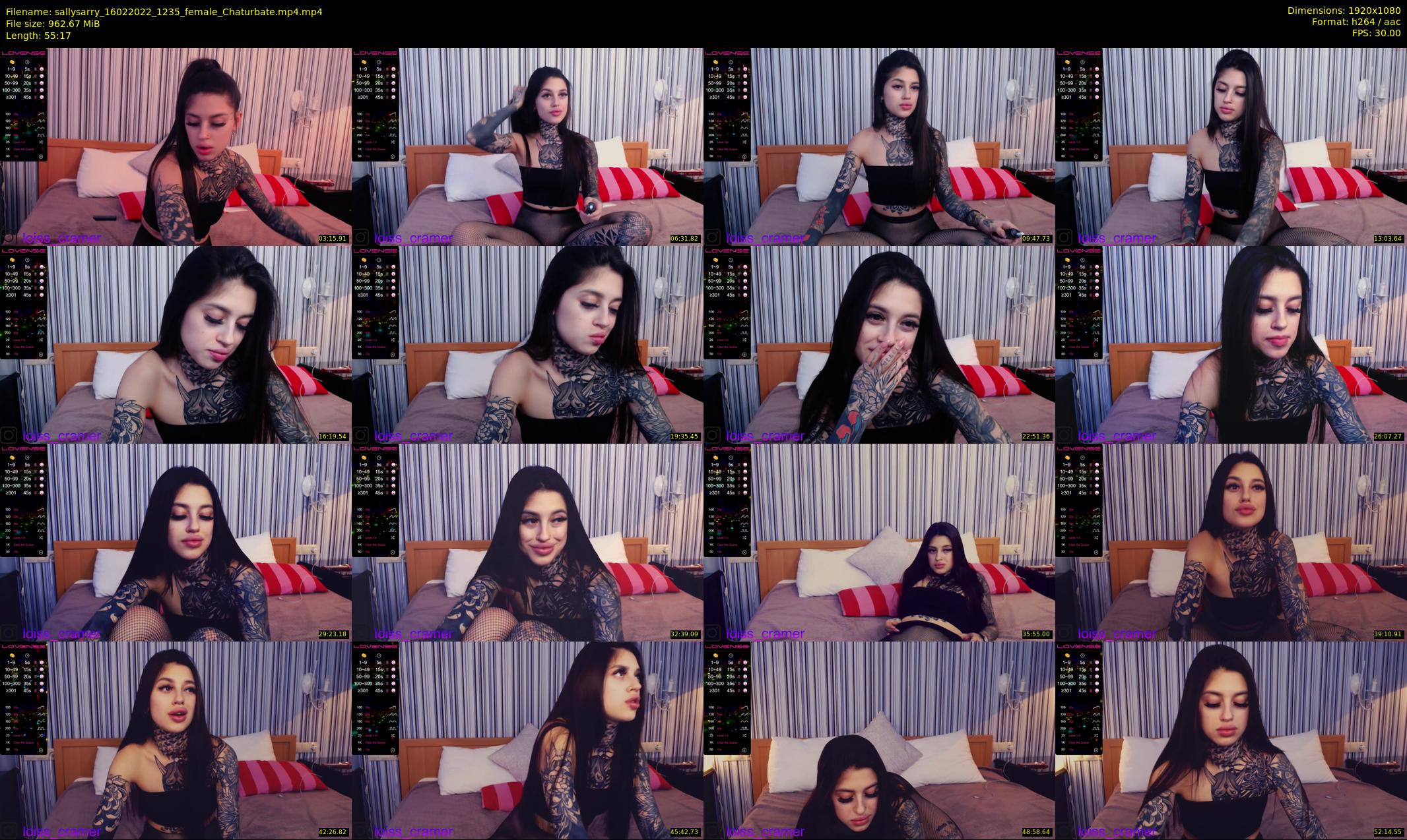 sallysarry — 56 minute Chaturbate couple cam show recording, 1080p, Feb 16, 2022