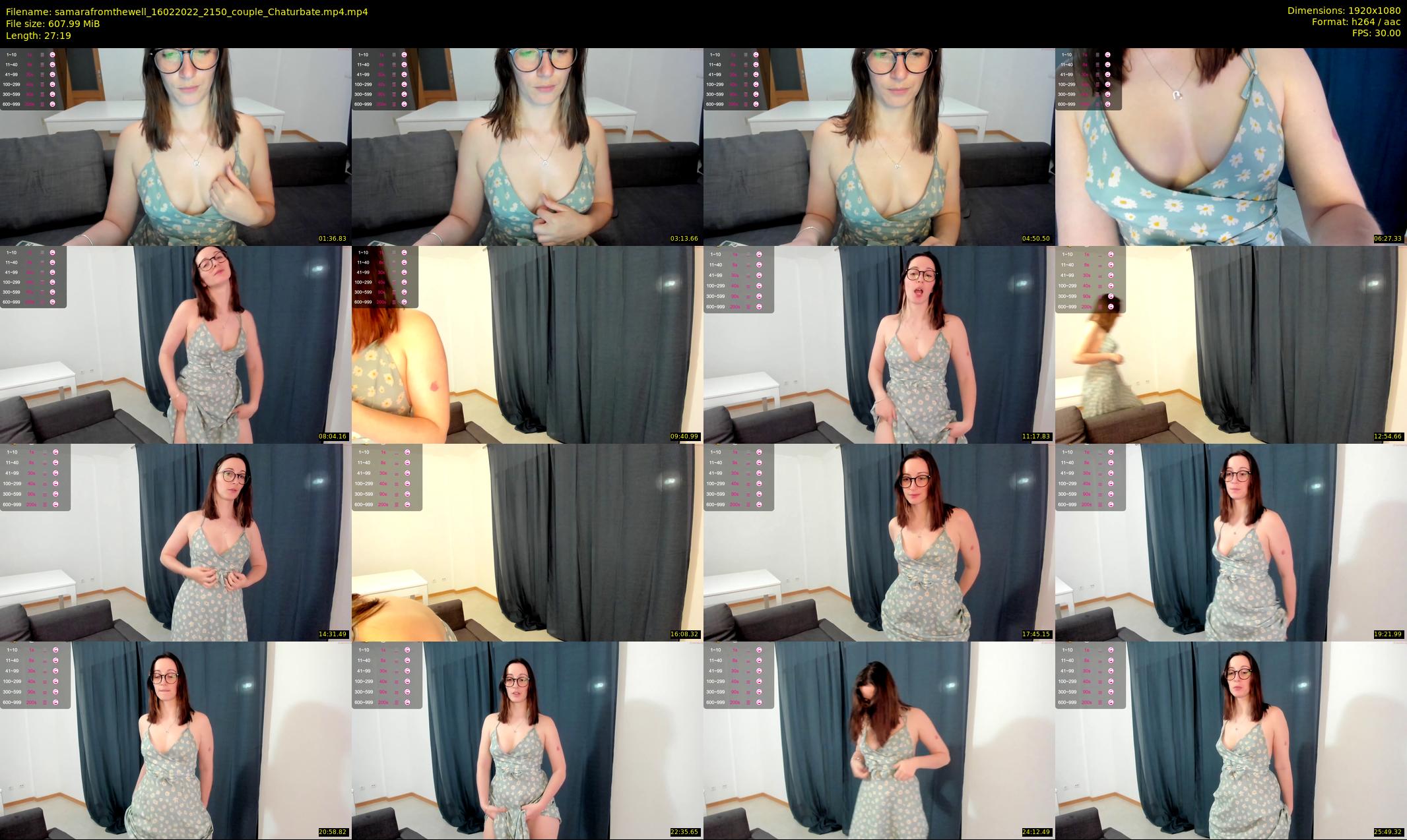samarafromthewell — 28 minute Chaturbate female cam show recording, 1080p, Feb 16, 2022