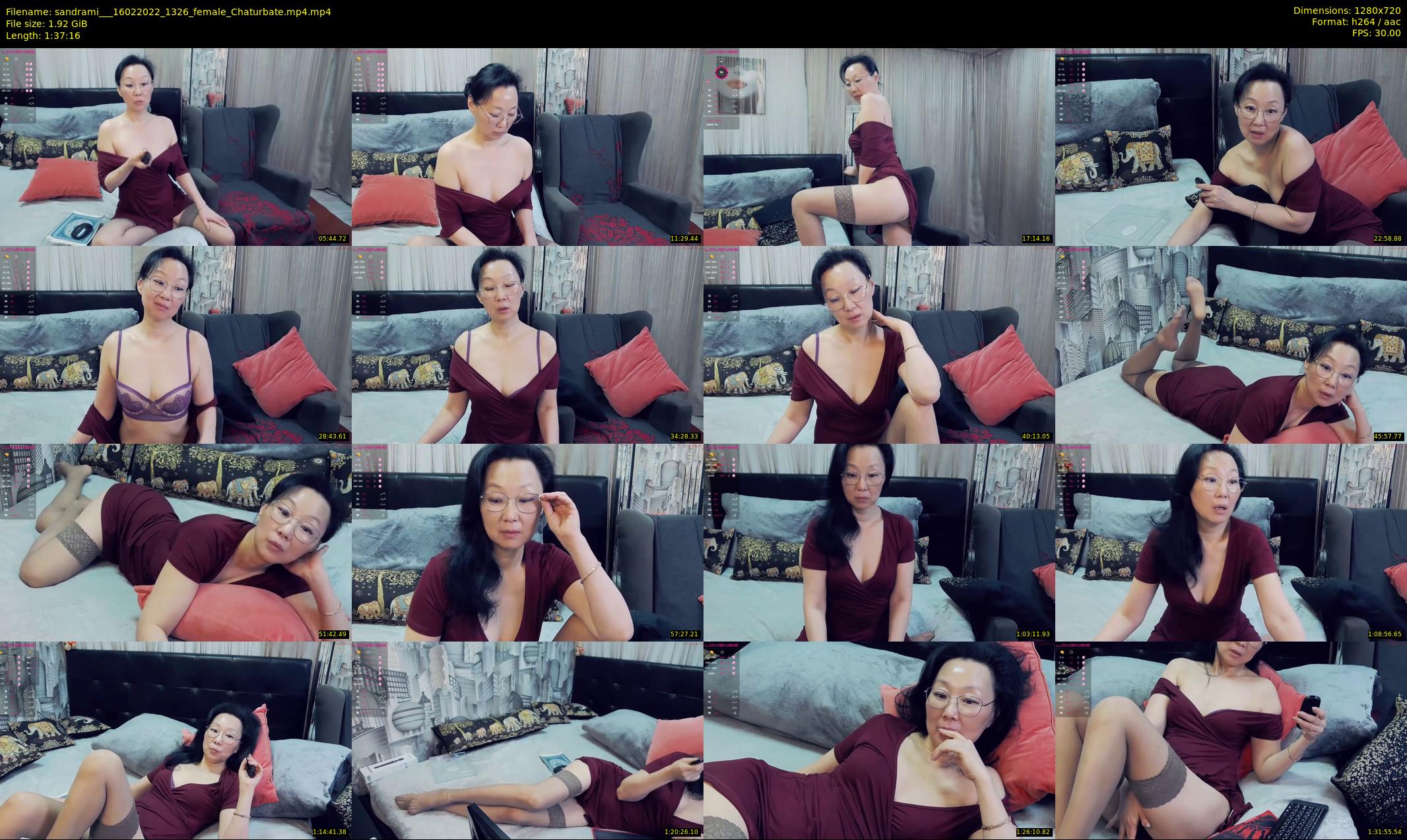 sandrami__ — 98 minute Chaturbate female cam show recording, 720p, Feb 16, 2022