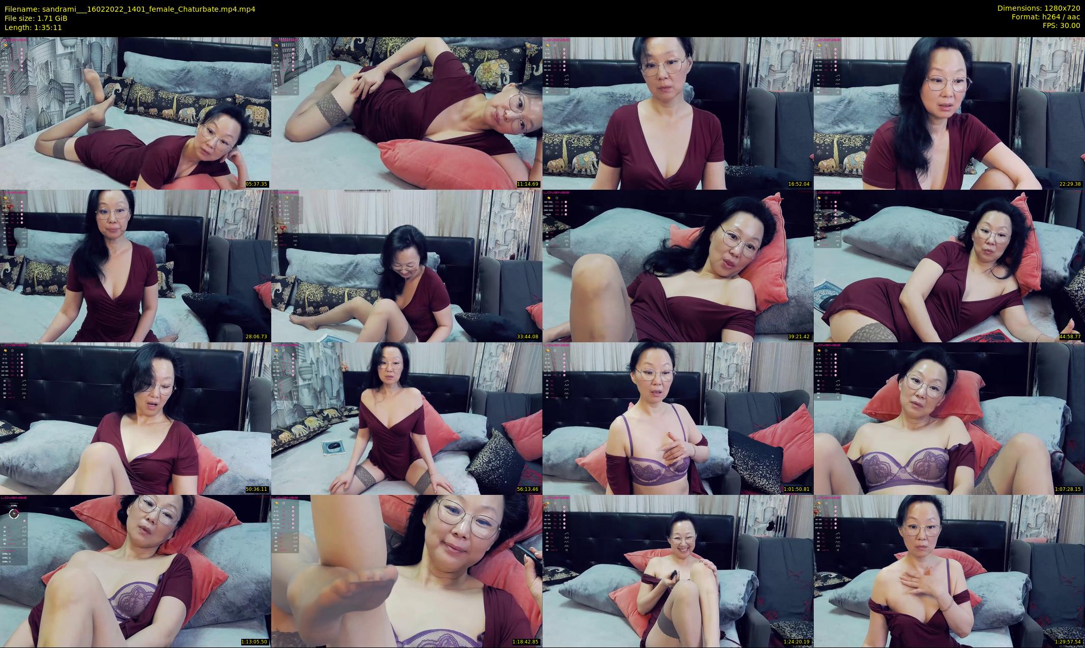 sandrami__ — 96 minute Chaturbate female cam show recording, 720p, Feb 16, 2022