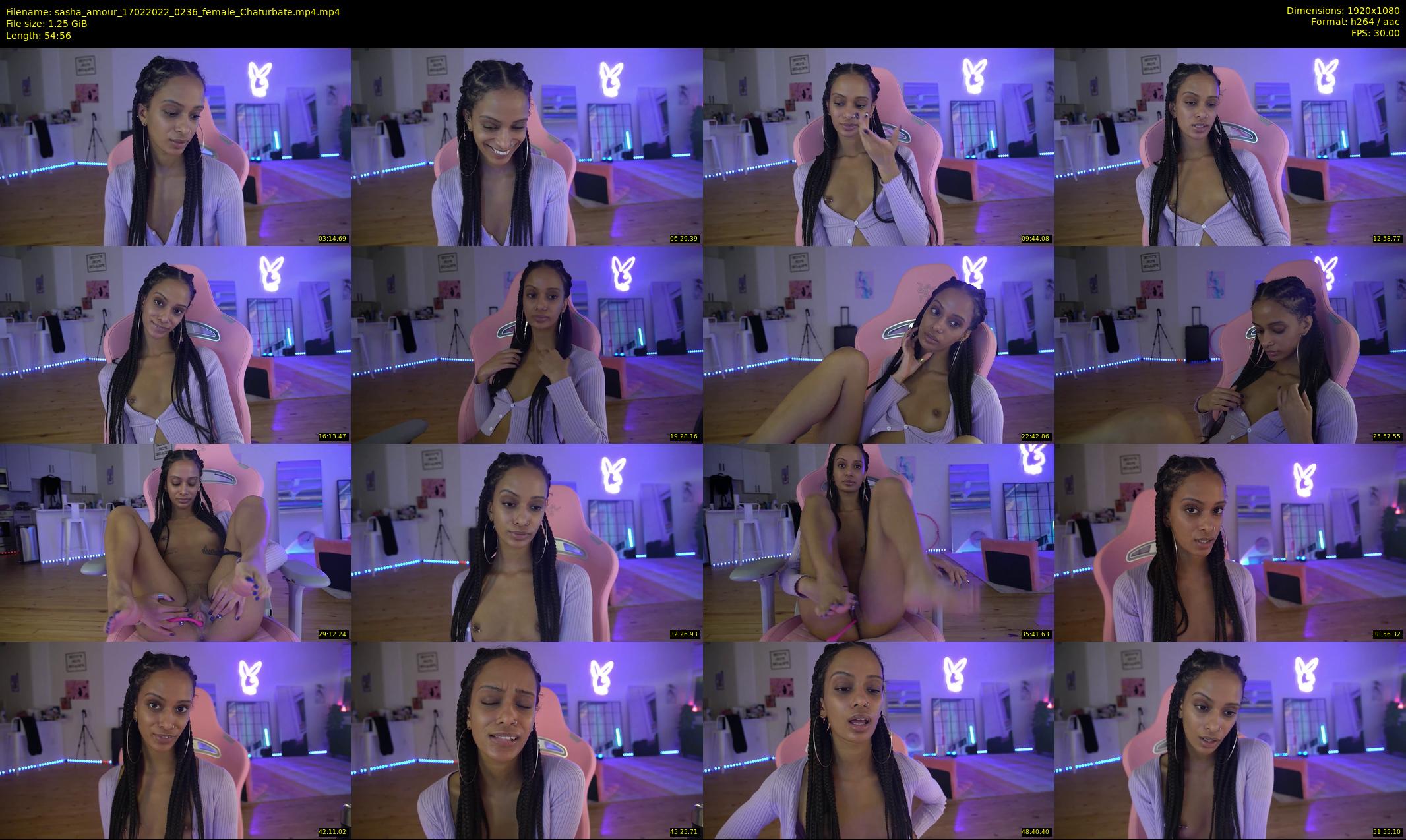 sasha_amour — 55 minute Chaturbate female cam show recording, 1080p, Feb 17, 2022