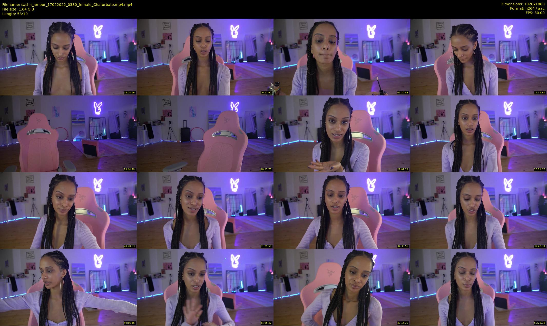 sasha_amour — 54 minute Chaturbate female cam show recording, 1080p, Feb 17, 2022