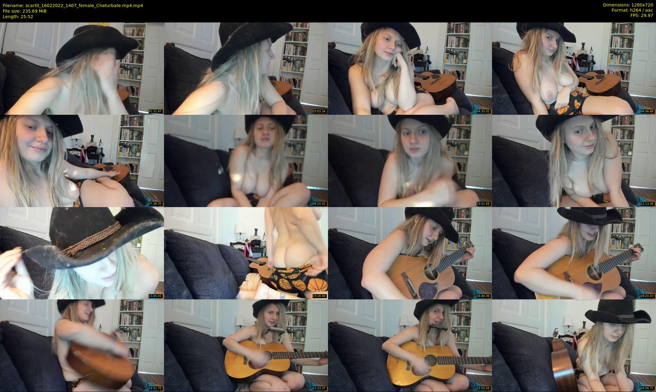 scartit — 26 minute Chaturbate female cam show recording, 720p, Feb 16, 2022