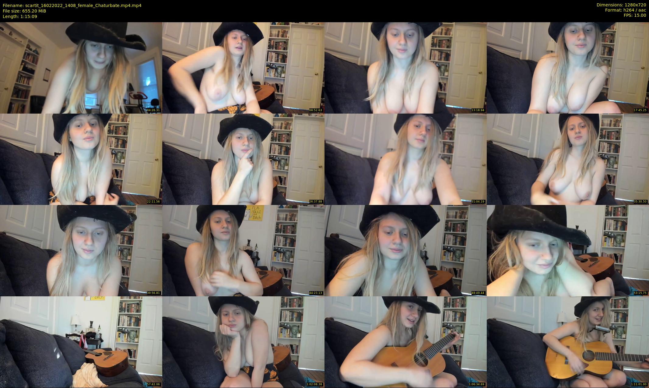 scartit — 76 minute Chaturbate female cam show recording, 720p, Feb 16, 2022