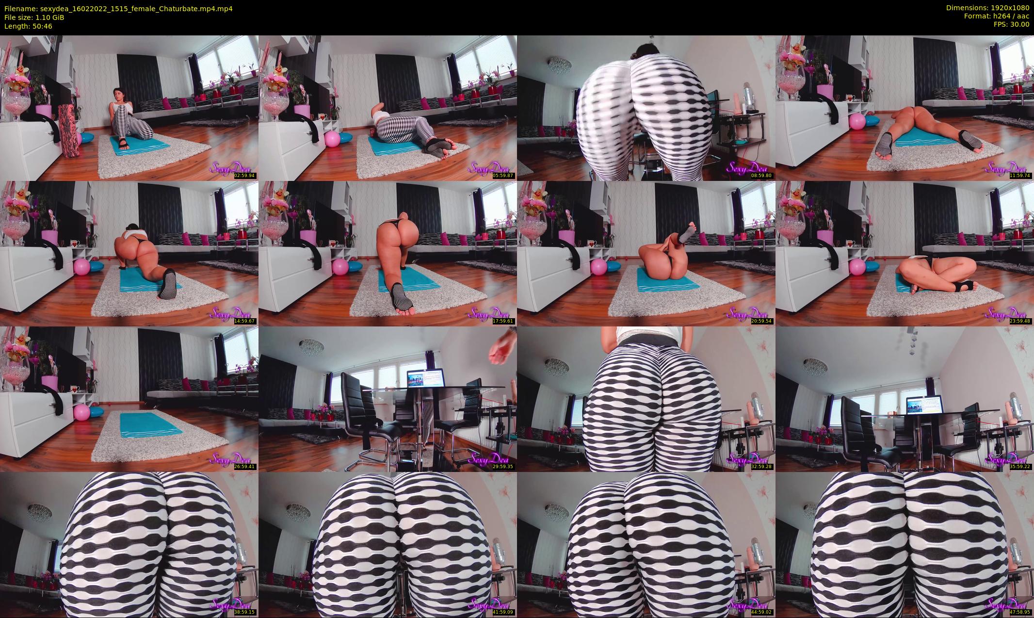 sexydea — 51 minute Chaturbate female cam show recording, 1080p, Feb 16, 2022