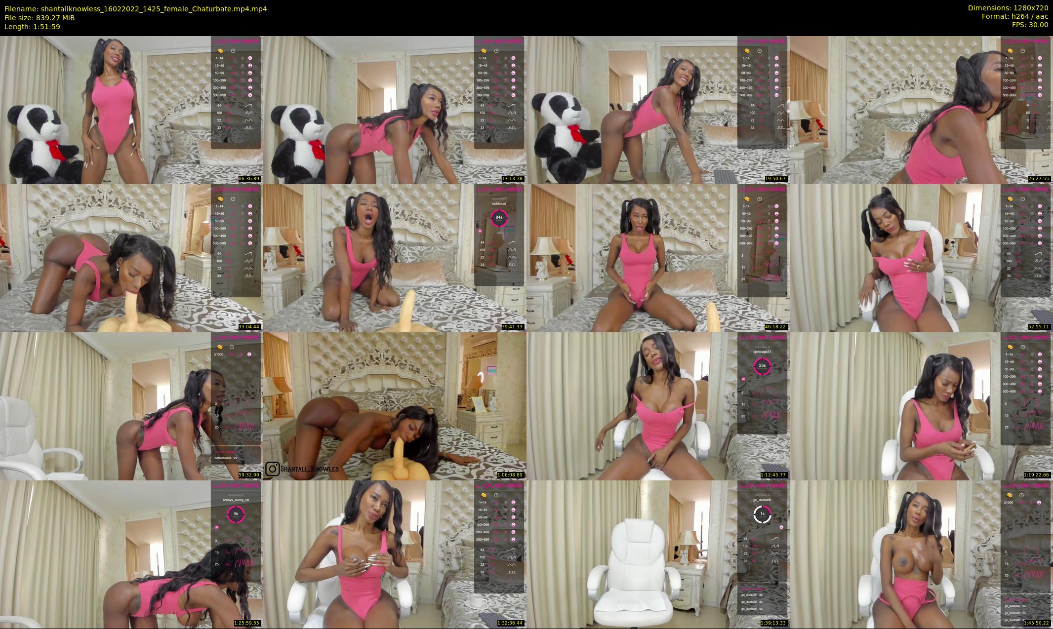shantallknowless — 112 minute Chaturbate female cam show recording, 720p, Feb 16, 2022