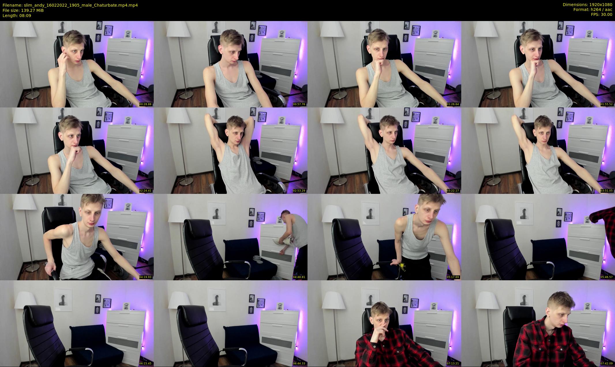 slim_andy — 9 minute Chaturbate male cam show recording, 1080p, Feb 16, 2022