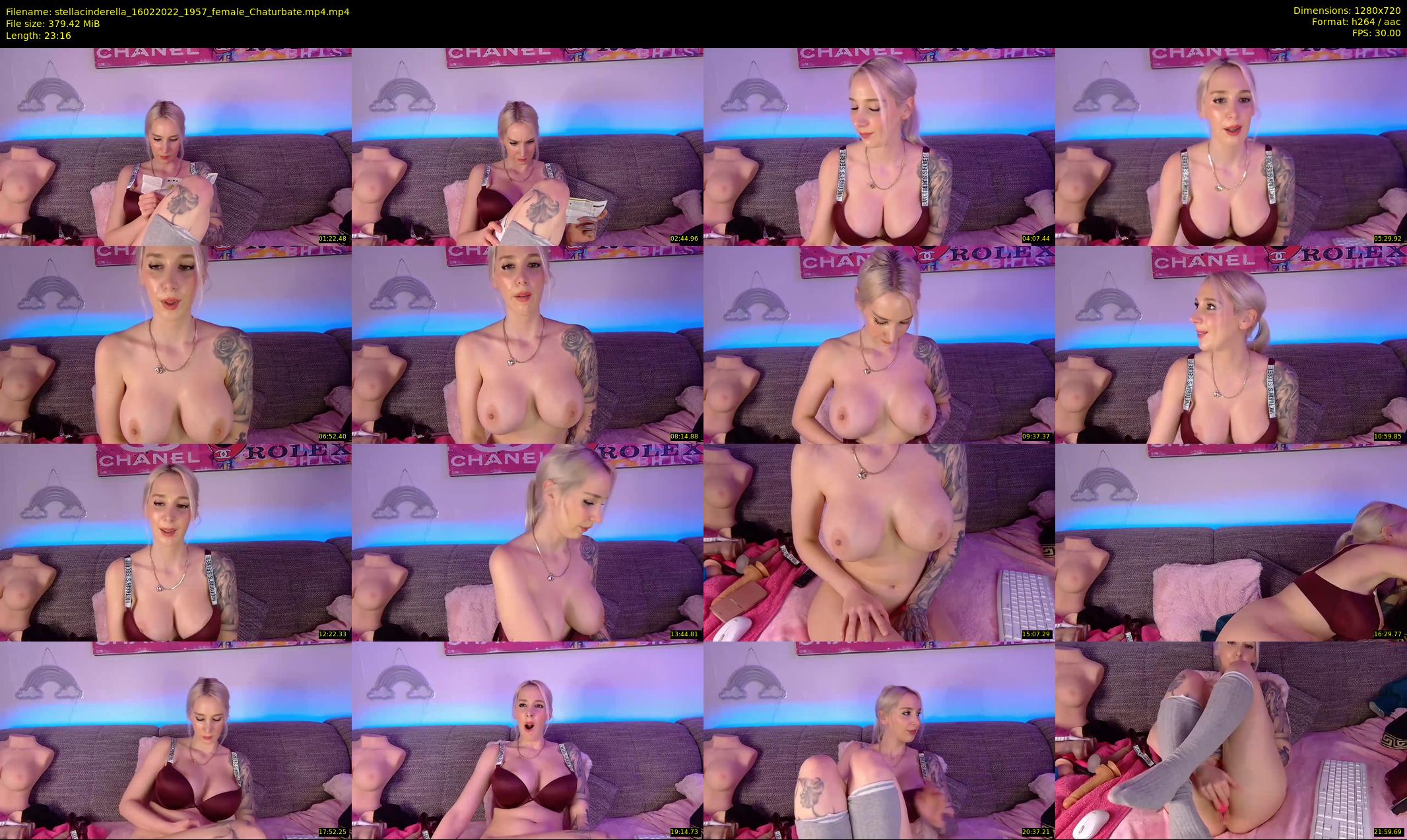 stellacinderella — 24 minute Chaturbate female cam show recording, 720p, Feb 16, 2022