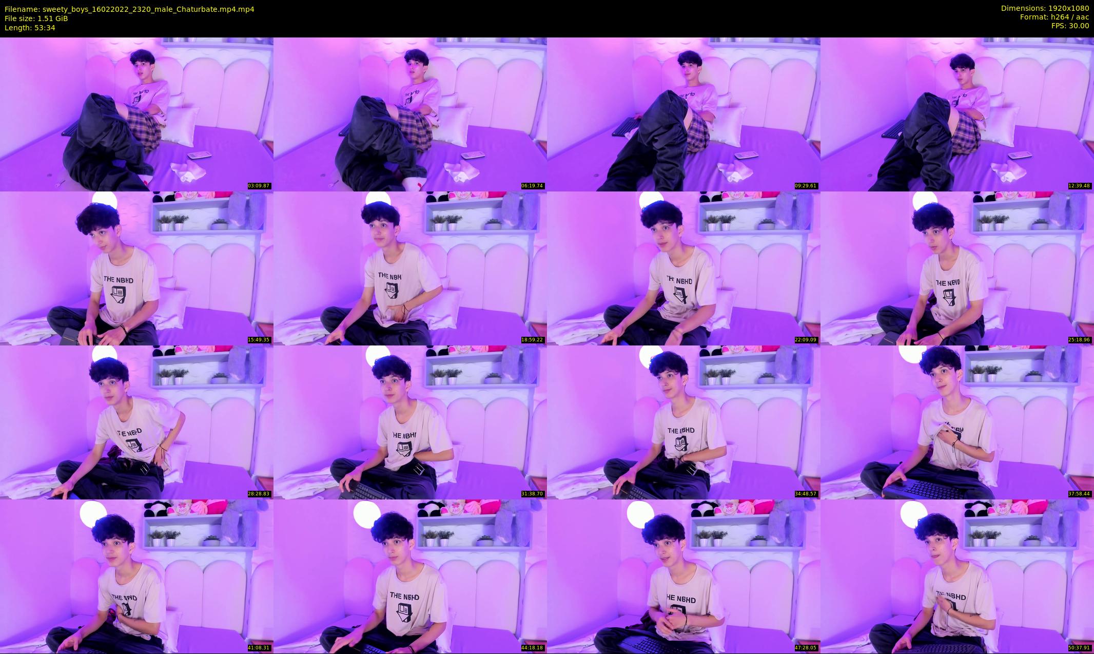 sweety_boys — 54 minute Chaturbate male cam show recording, 1080p, Feb 16, 2022
