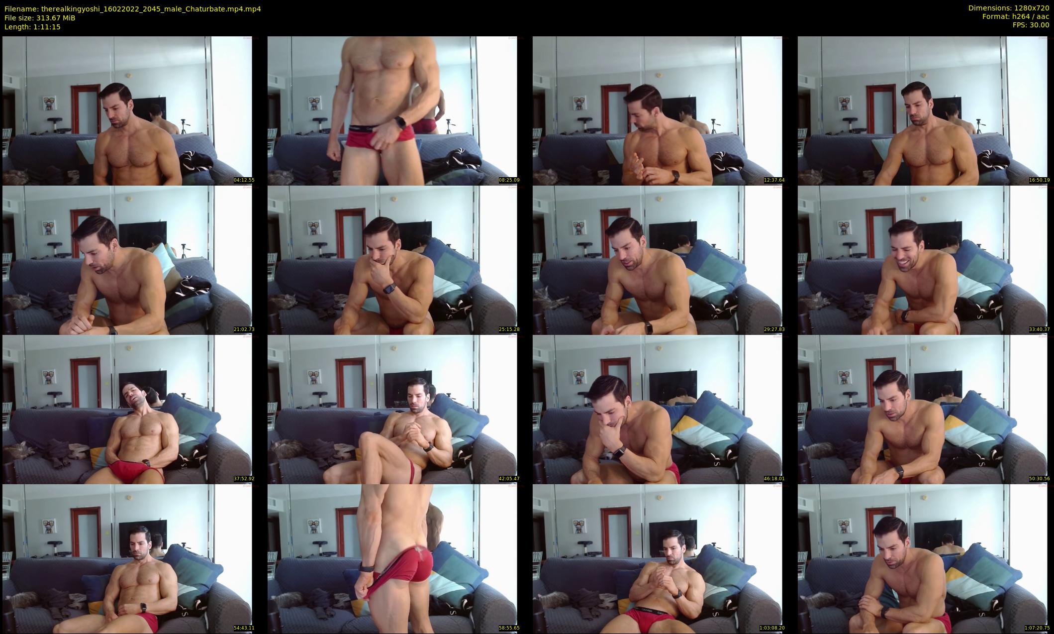 therealkingyoshi — 72 minute Chaturbate male cam show recording, 720p, Feb 16, 2022