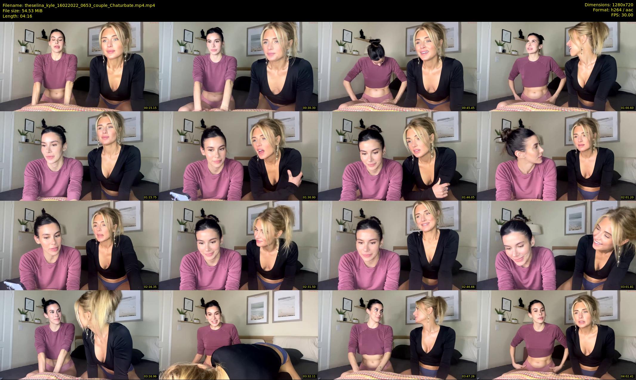 theselina_kyle — 5 minute Chaturbate female cam show recording, 720p, Feb 16, 2022