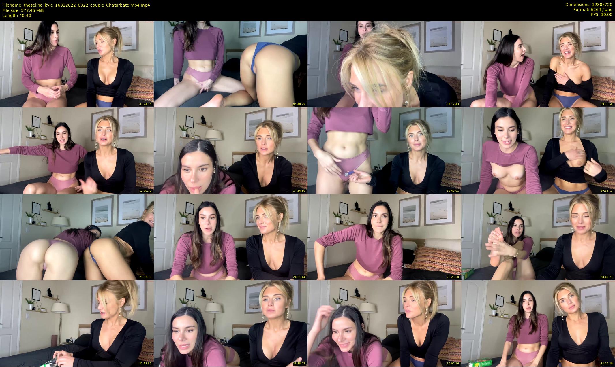 theselina_kyle — 41 minute Chaturbate female cam show recording, 720p, Feb 16, 2022