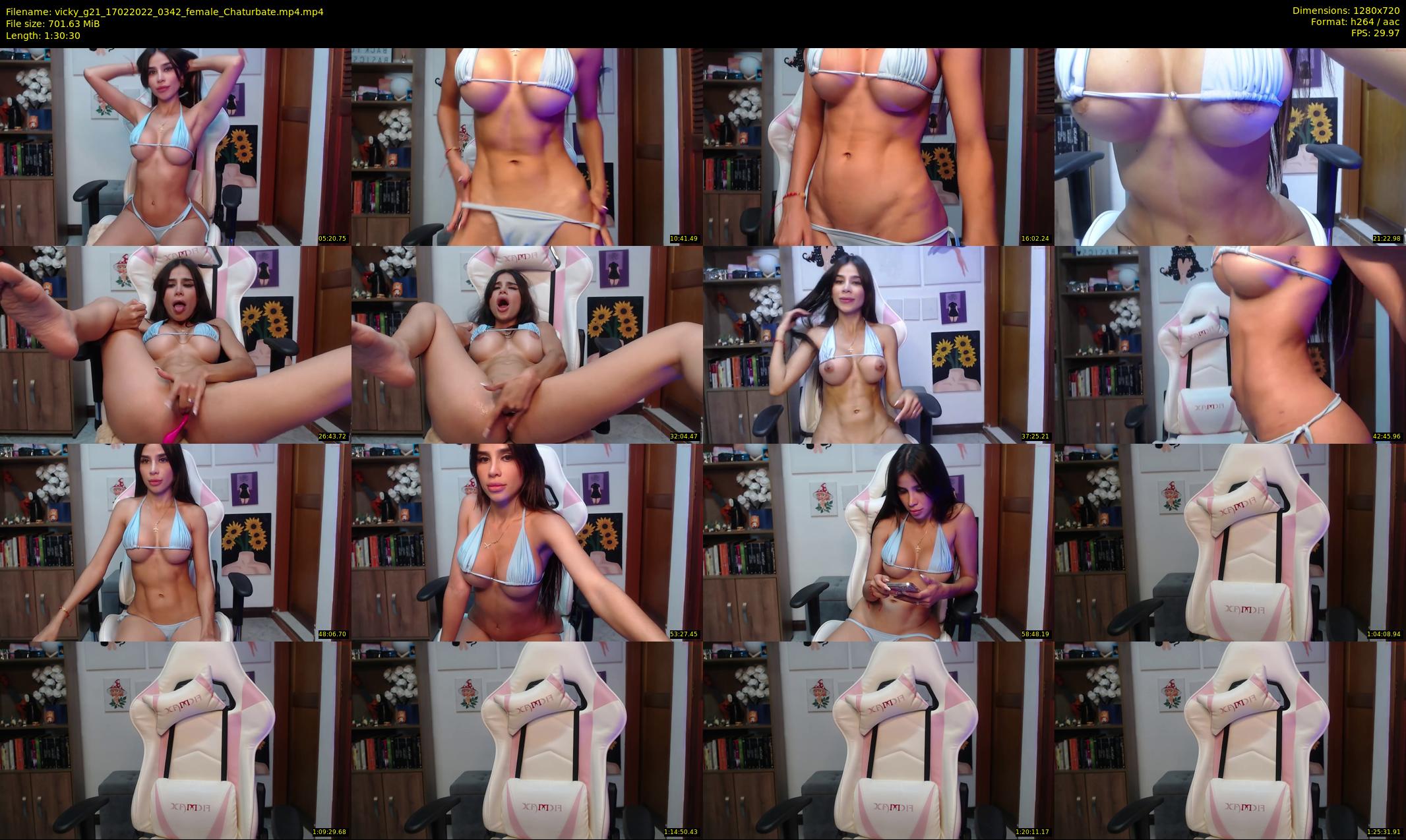 vicky_g21 — 91 minute Chaturbate female cam show recording, 720p, Feb 17, 2022