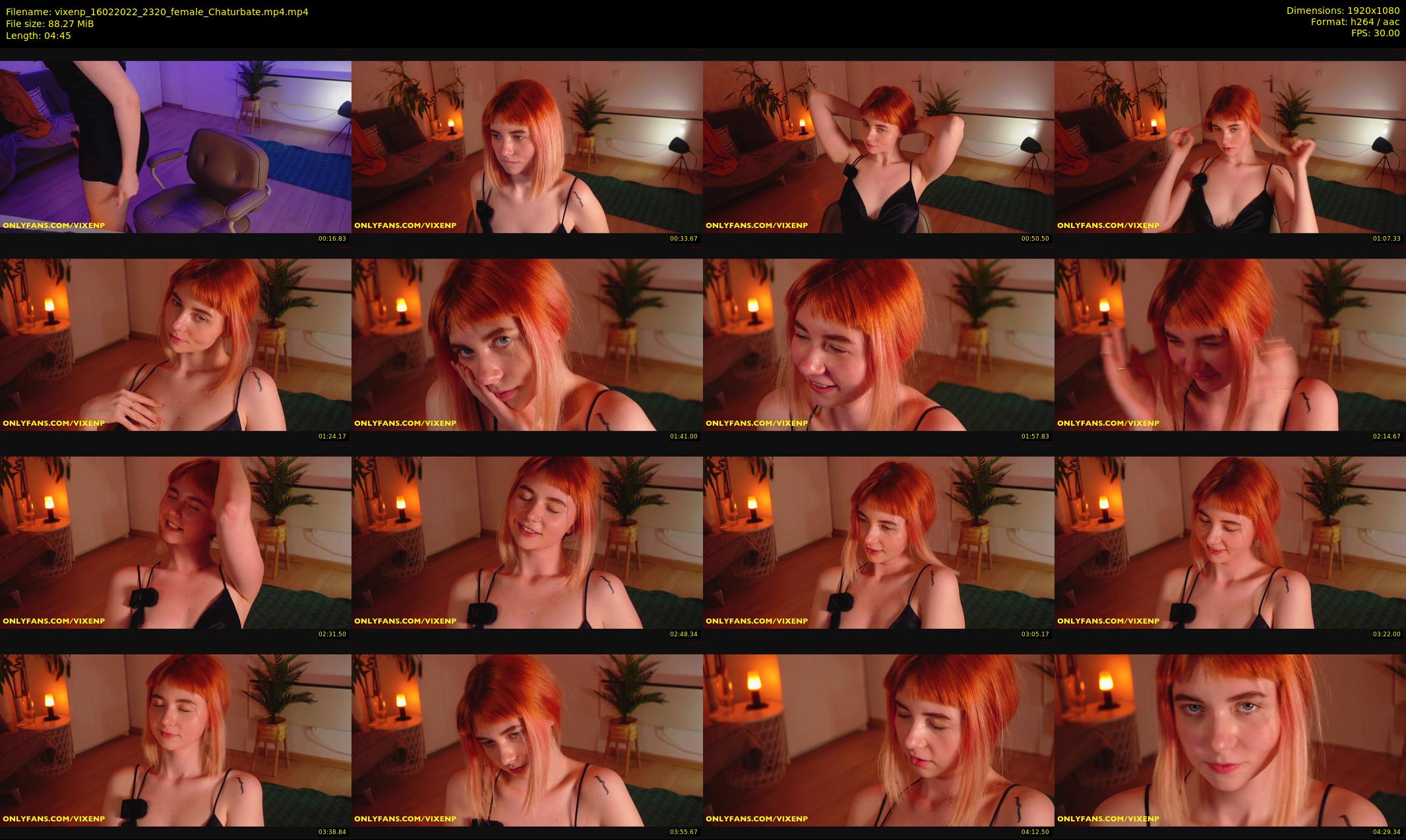 vixenp — 5 minute Chaturbate female cam show recording, 1080p, Feb 16, 2022
