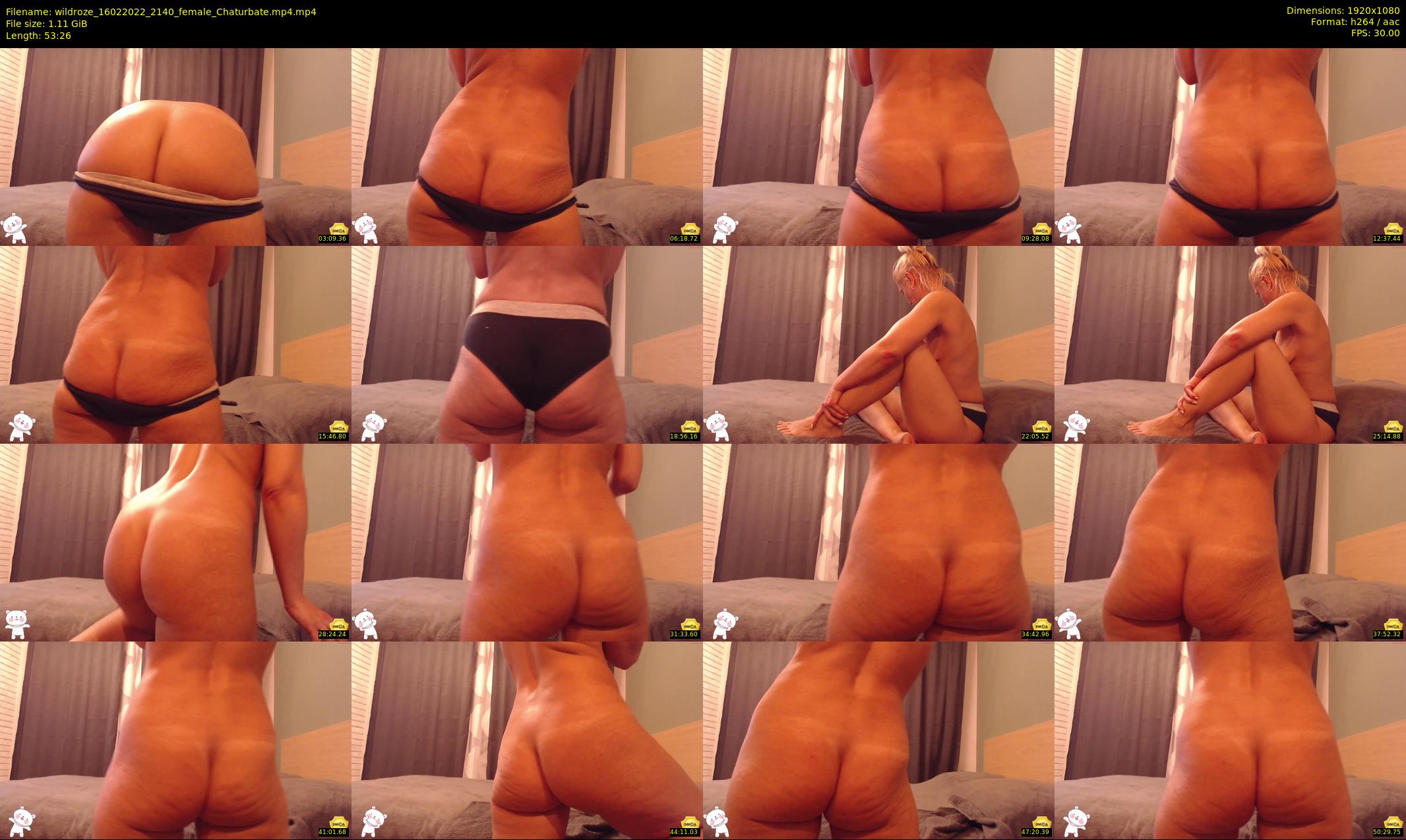 wildroze — 54 minute Chaturbate female cam show recording, 1080p, Feb 16, 2022