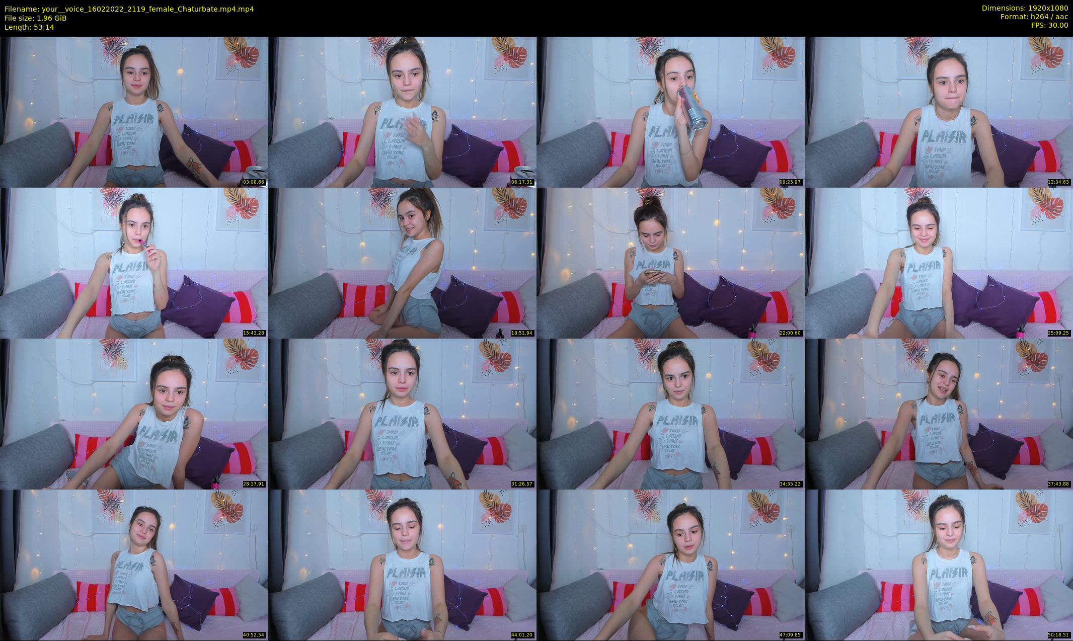 your__voice — 54 minute Chaturbate female cam show recording, 1080p, Feb 16, 2022