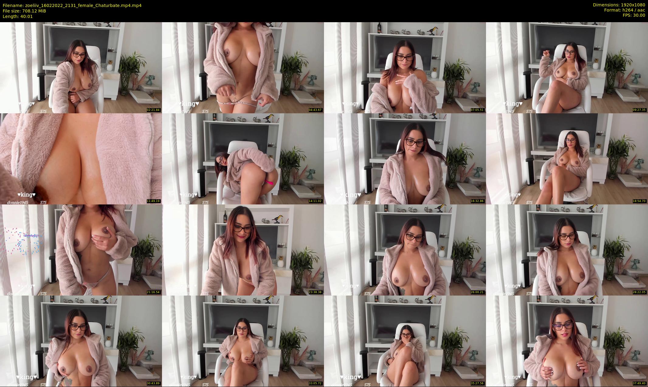 zoeliiv — 41 minute Chaturbate female cam show recording, 1080p, Feb 16, 2022