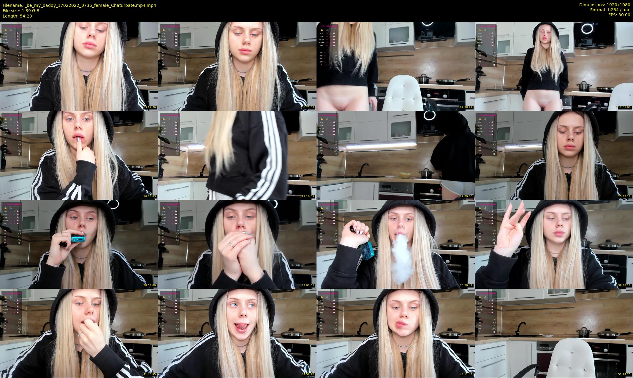 _be_my_daddy — 55 minute Chaturbate female cam show recording, 1080p, Feb 17, 2022