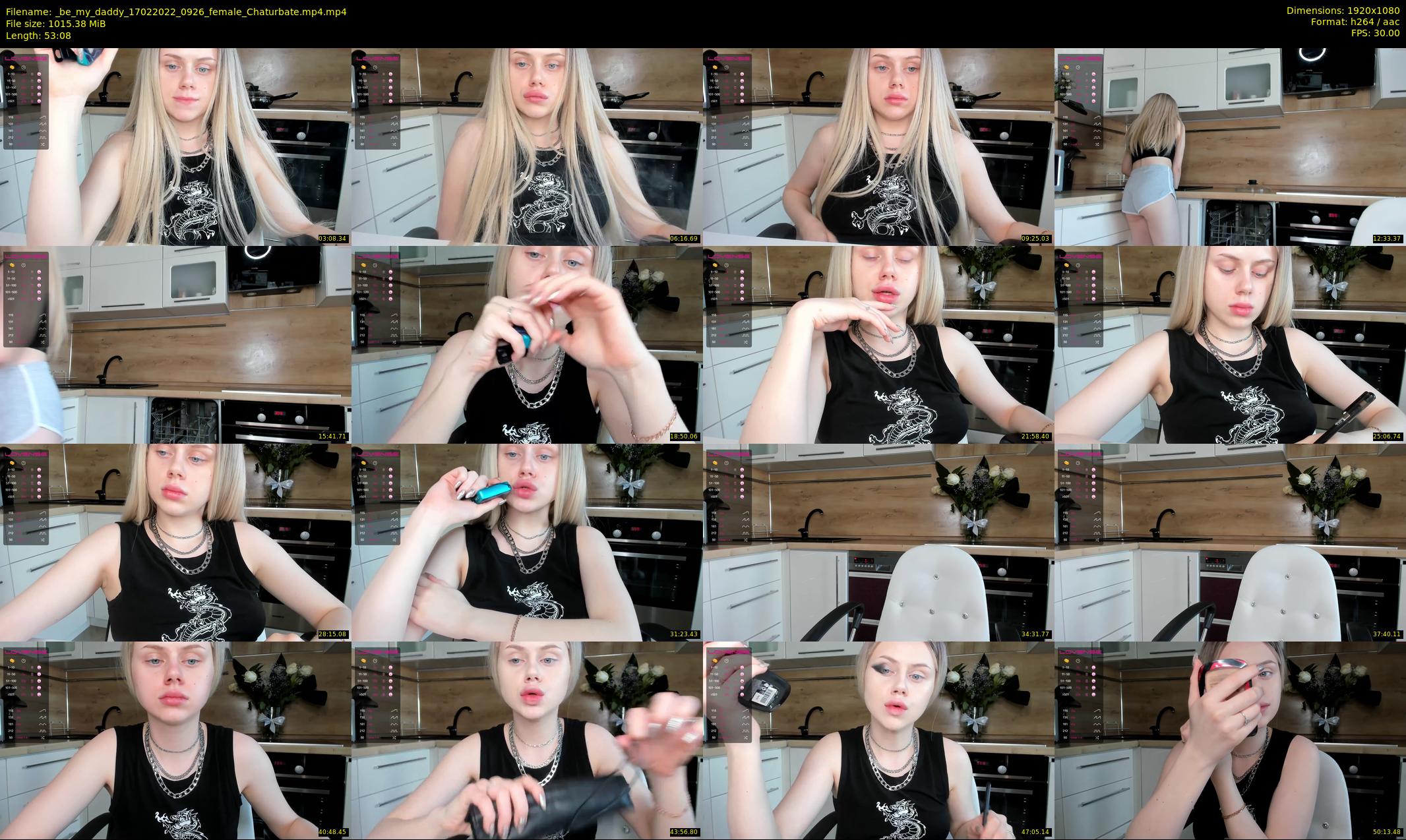 _be_my_daddy — 54 minute Chaturbate female cam show recording, 1080p, Feb 17, 2022