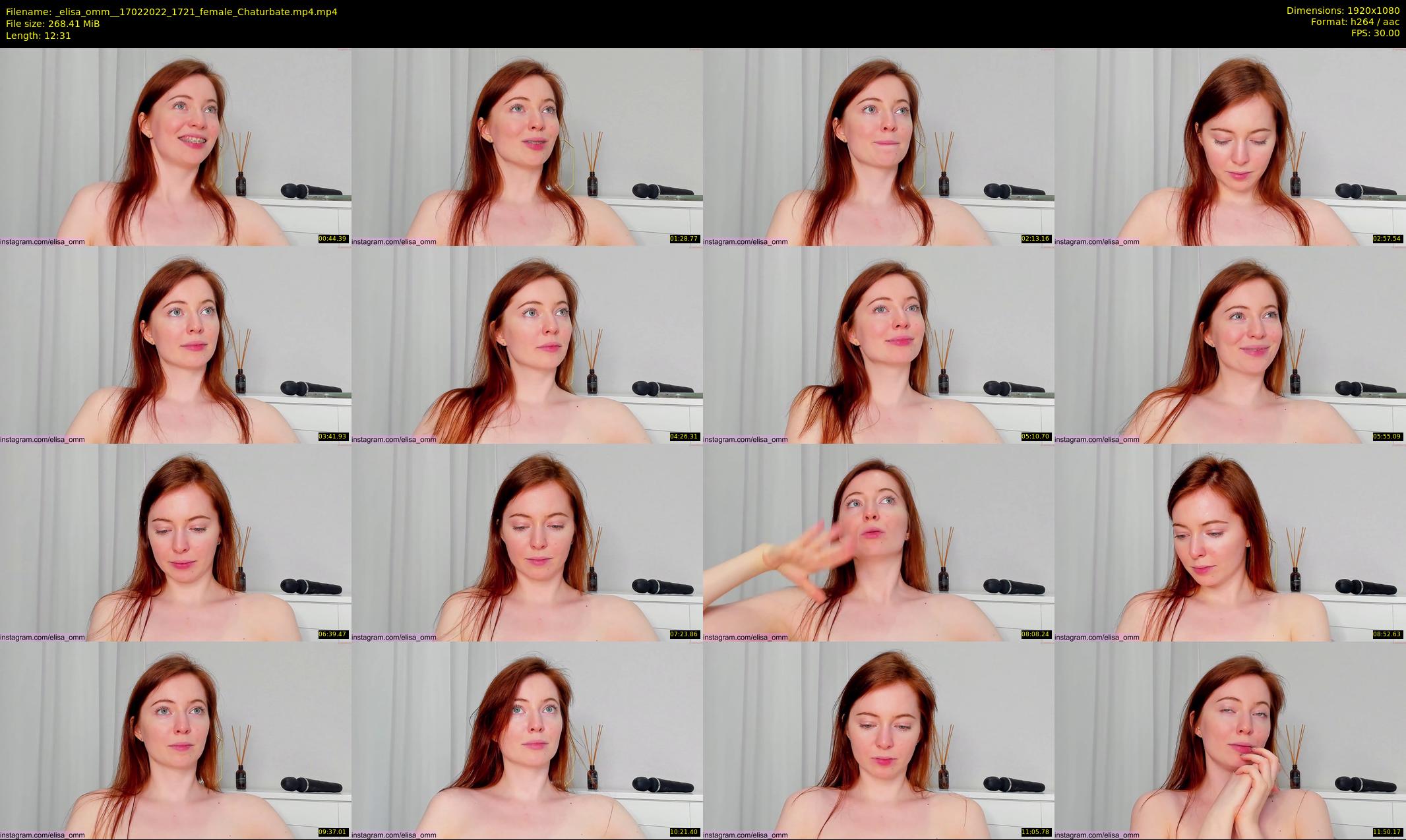 _elisa_omm_ — 13 minute Chaturbate female cam show recording, 1080p, Feb 17, 2022