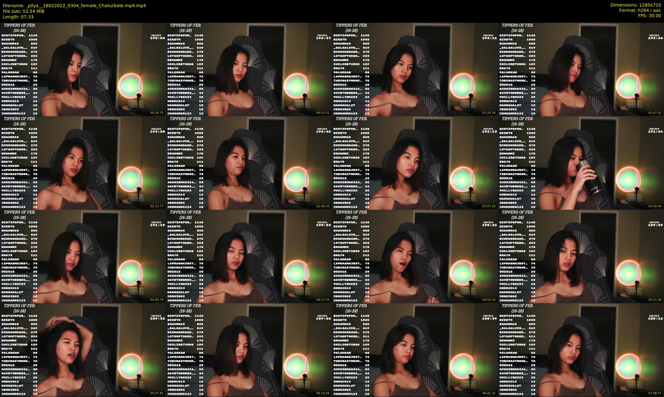 _pilya_ — 8 minute Chaturbate female cam show recording, 720p, Feb 18, 2022