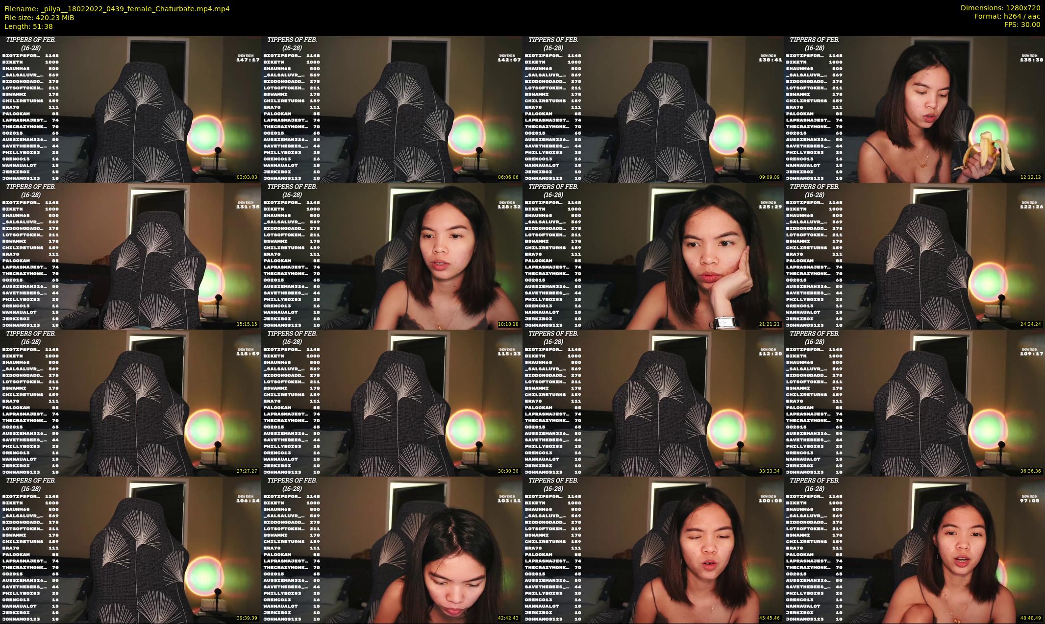 _pilya_ — 52 minute Chaturbate female cam show recording, 720p, Feb 18, 2022