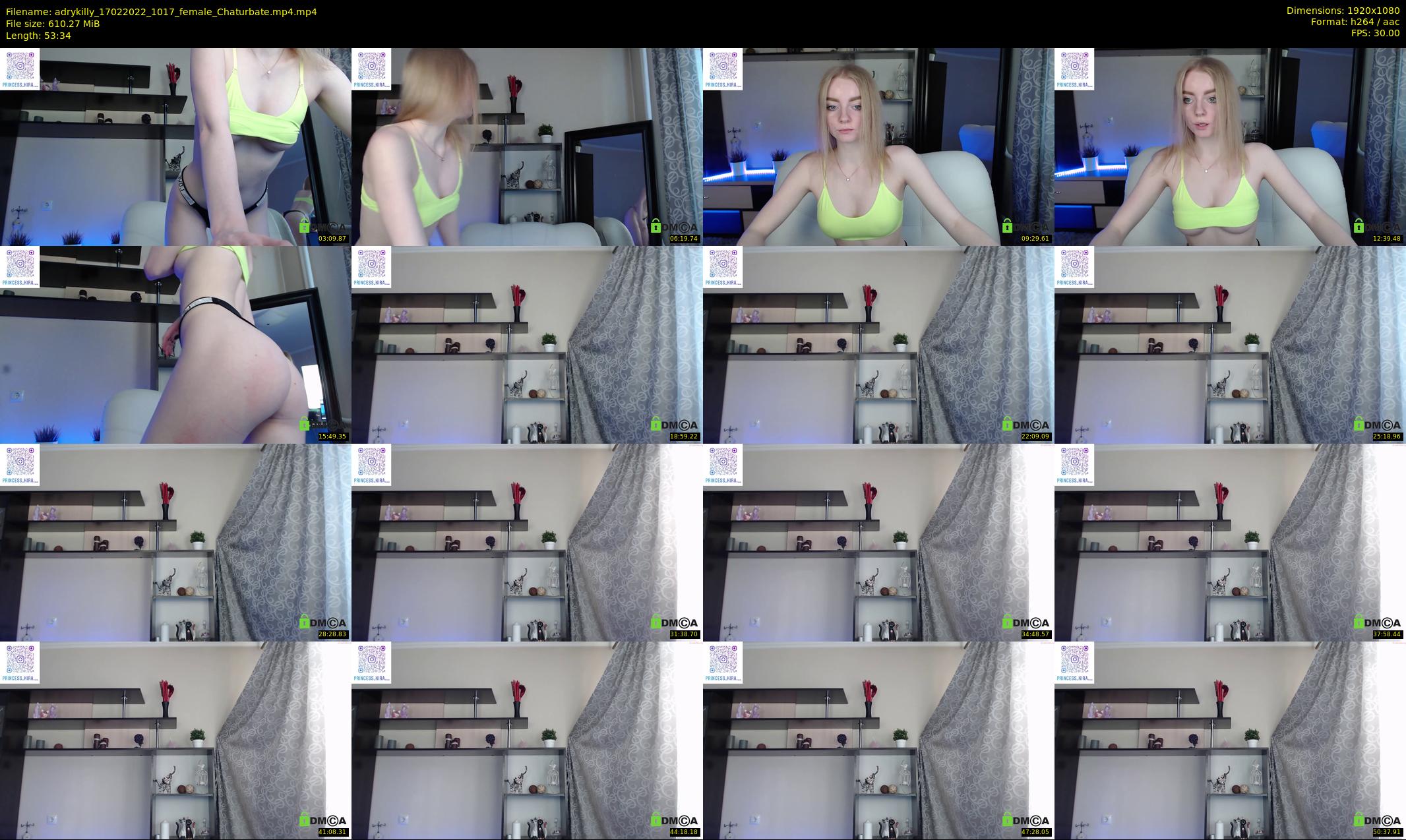 adrykilly — 54 minute Chaturbate female cam show recording, 1080p, Feb 17, 2022