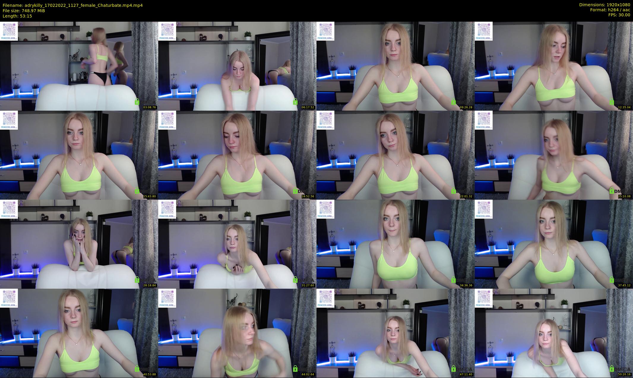 adrykilly — 54 minute Chaturbate female cam show recording, 1080p, Feb 17, 2022