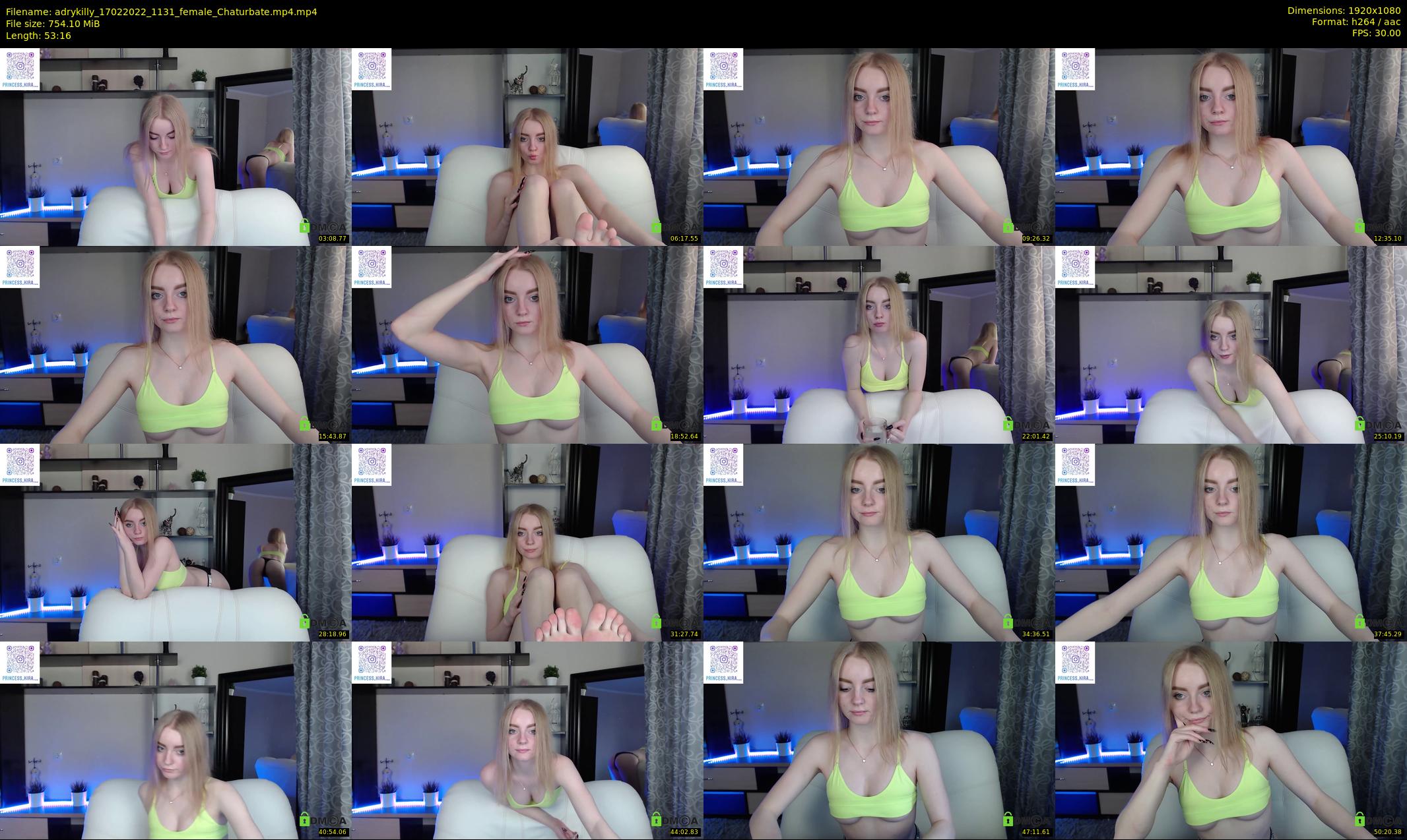 adrykilly — 54 minute Chaturbate female cam show recording, 1080p, Feb 17, 2022