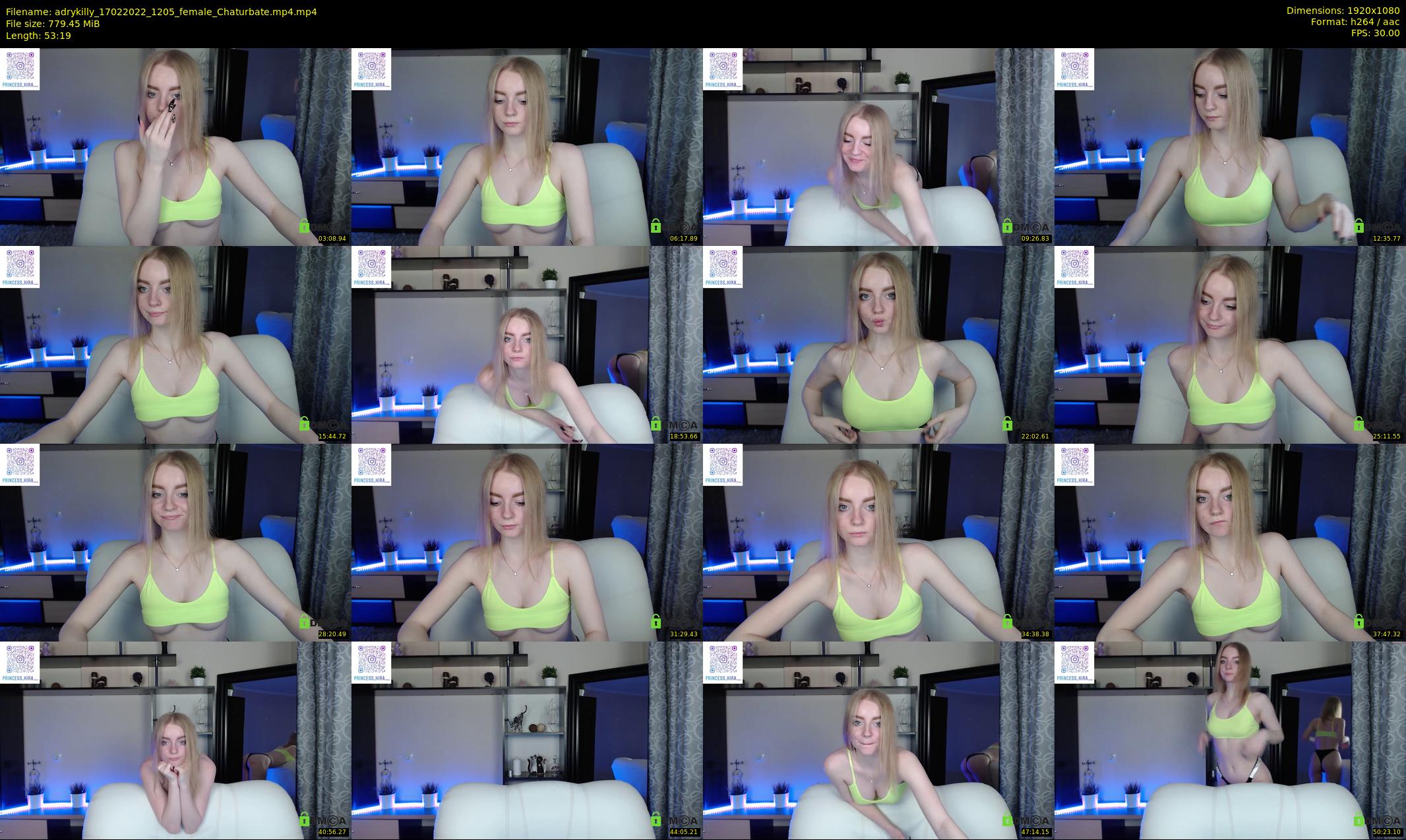 adrykilly — 54 minute Chaturbate female cam show recording, 1080p, Feb 17, 2022