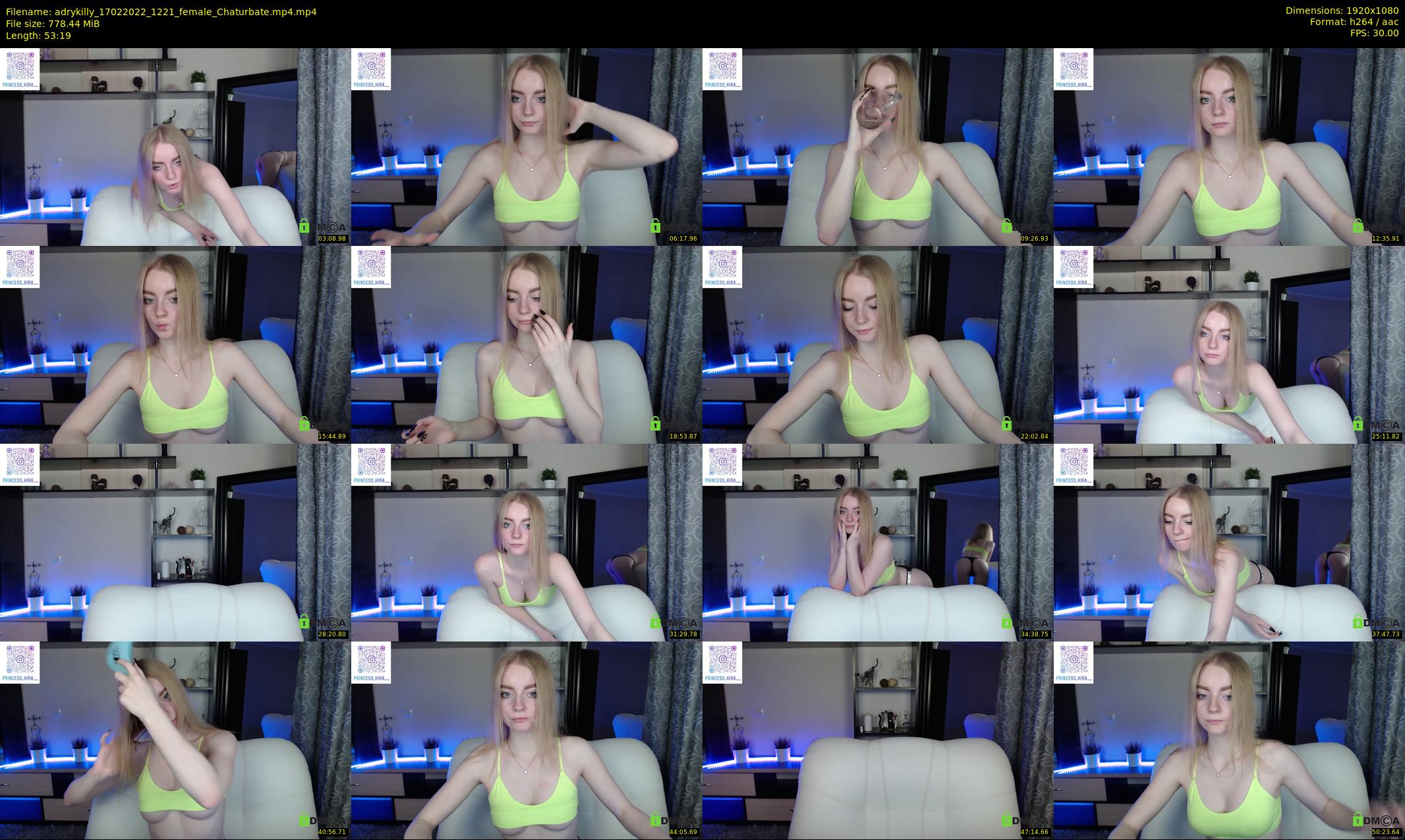 adrykilly — 54 minute Chaturbate female cam show recording, 1080p, Feb 17, 2022