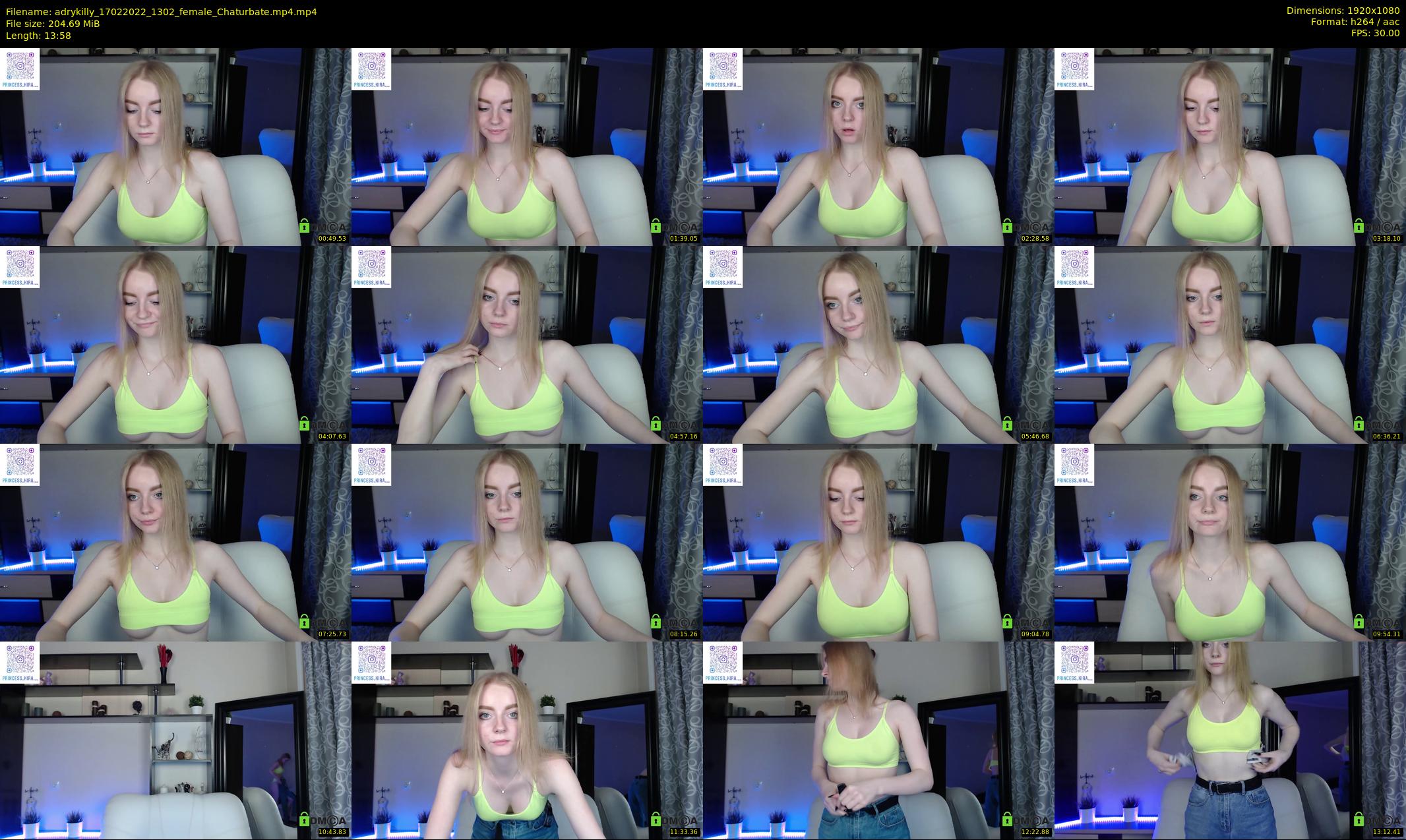 adrykilly — 14 minute Chaturbate female cam show recording, 1080p, Feb 17, 2022