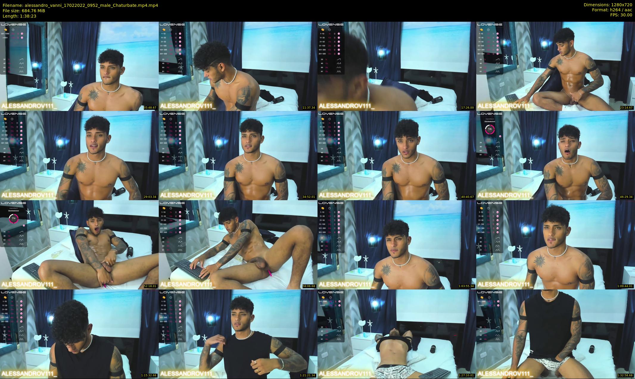 alessandro_vanni — 99 minute Chaturbate male cam show recording, 720p, Feb 17, 2022