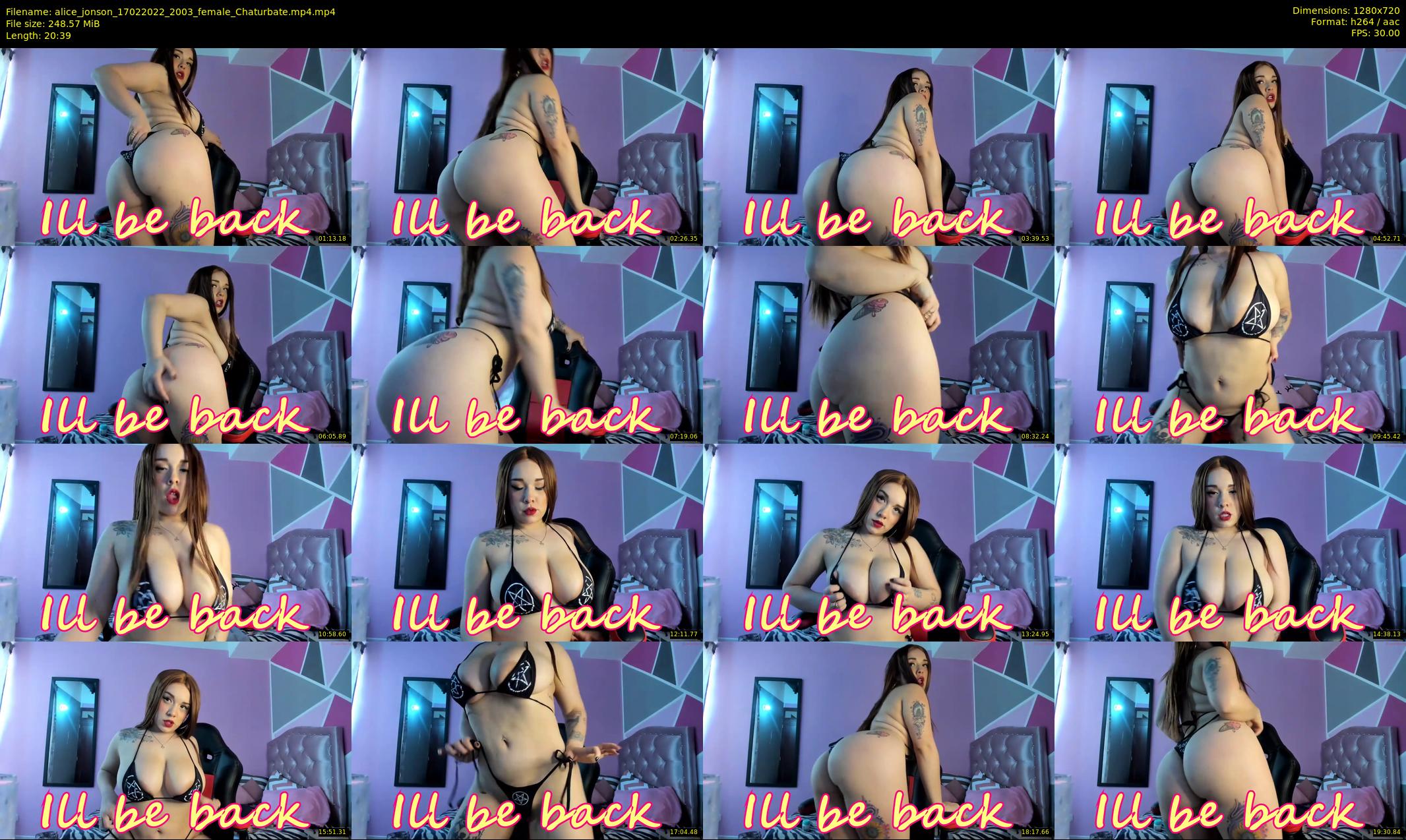 alice_jonson — 21 minute Chaturbate female cam show recording, 720p, Feb 17, 2022