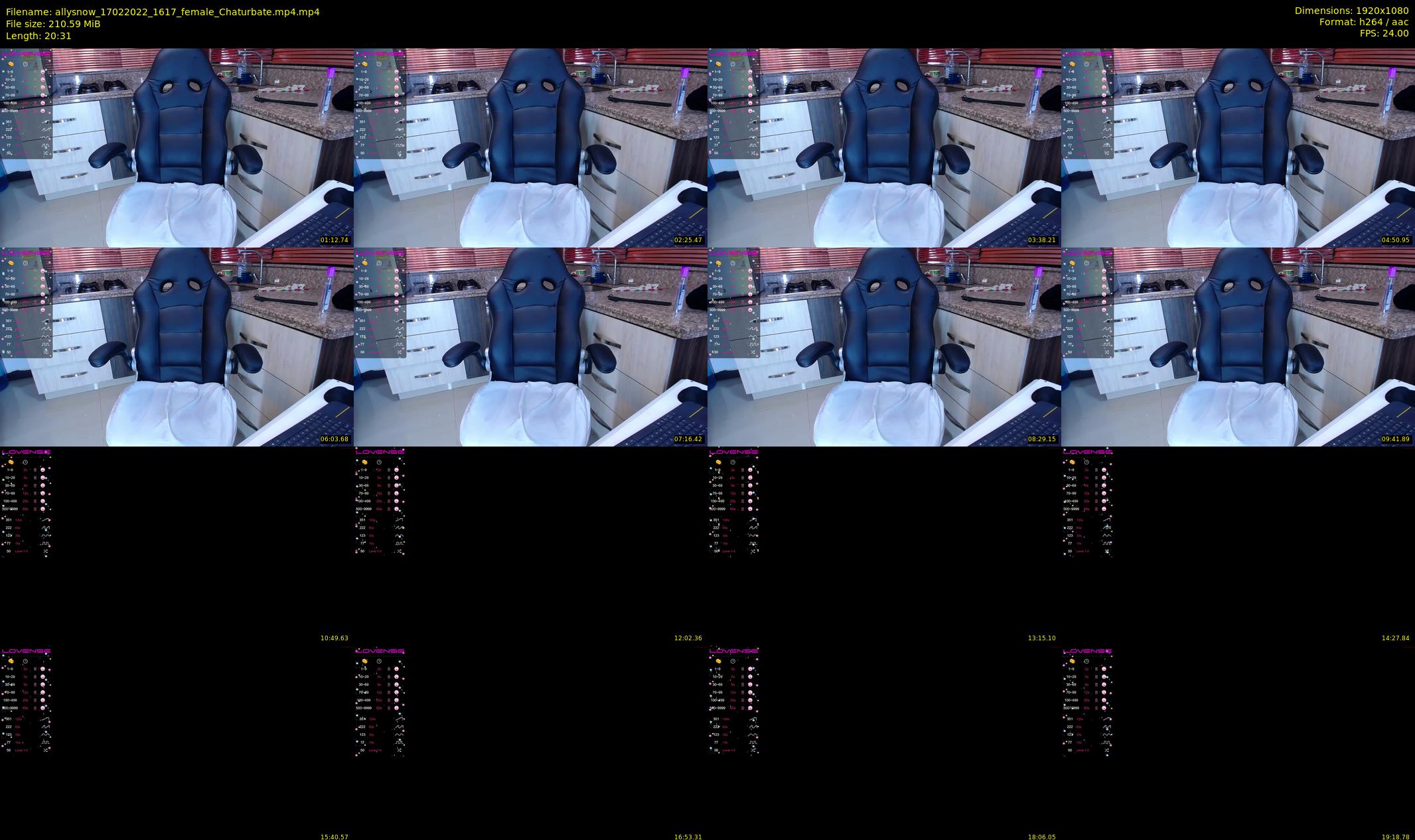 allysnow — 21 minute Chaturbate female cam show recording, 1080p, Feb 17, 2022