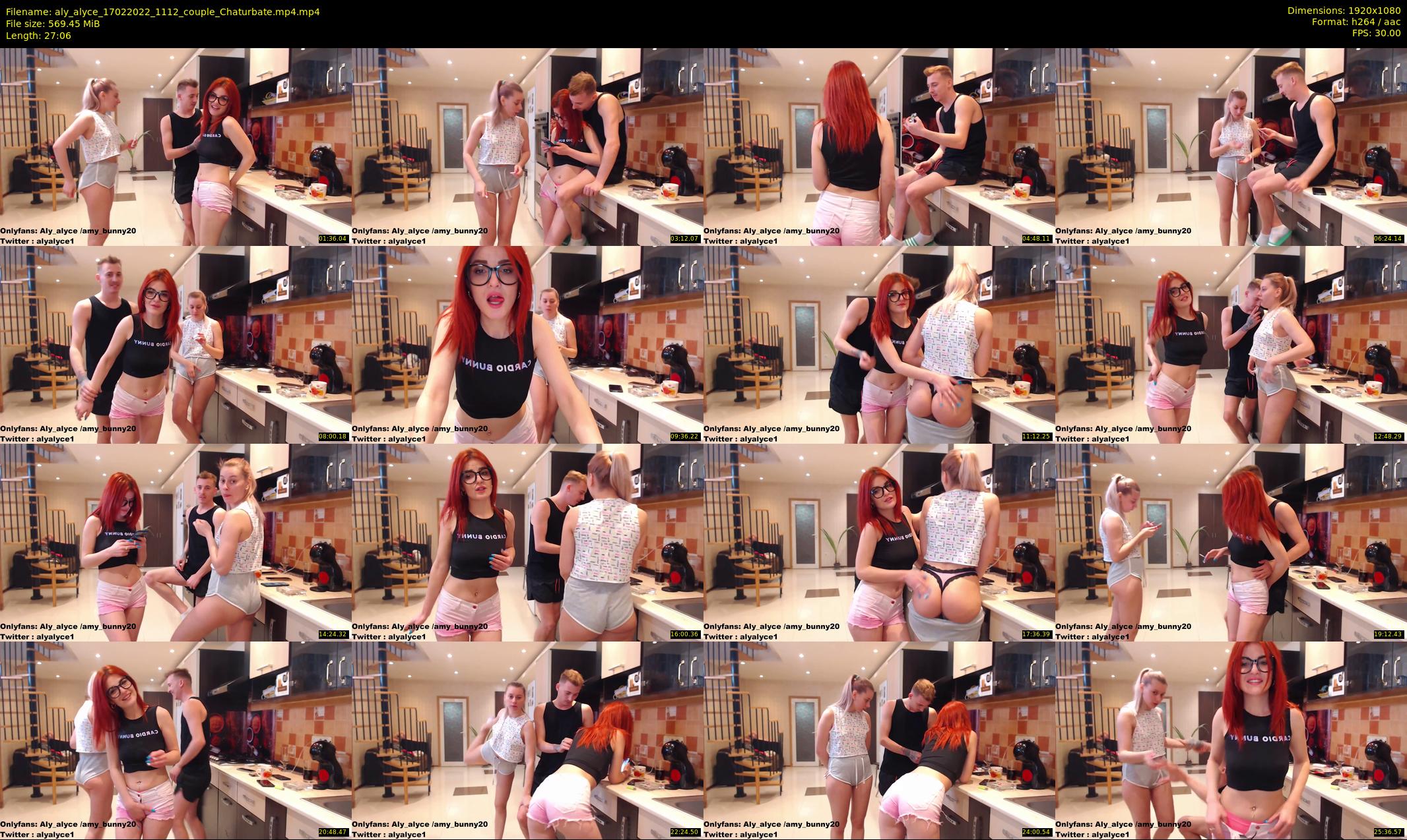 aly_alyce — 28 minute Chaturbate female cam show recording, 1080p, Feb 17, 2022