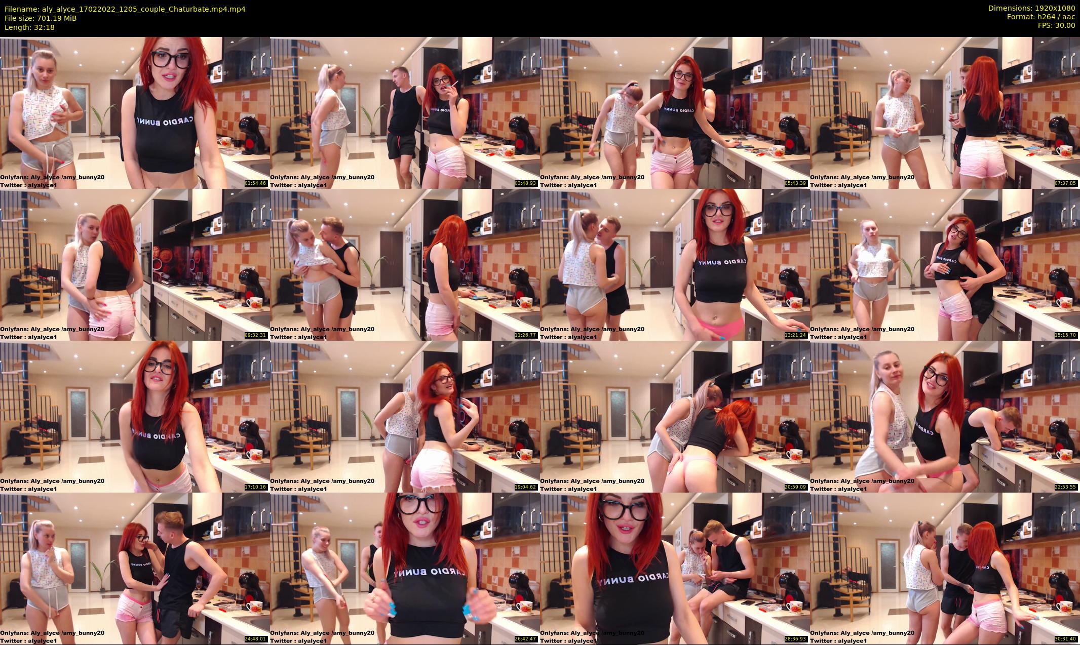 aly_alyce — 33 minute Chaturbate female cam show recording, 1080p, Feb 17, 2022