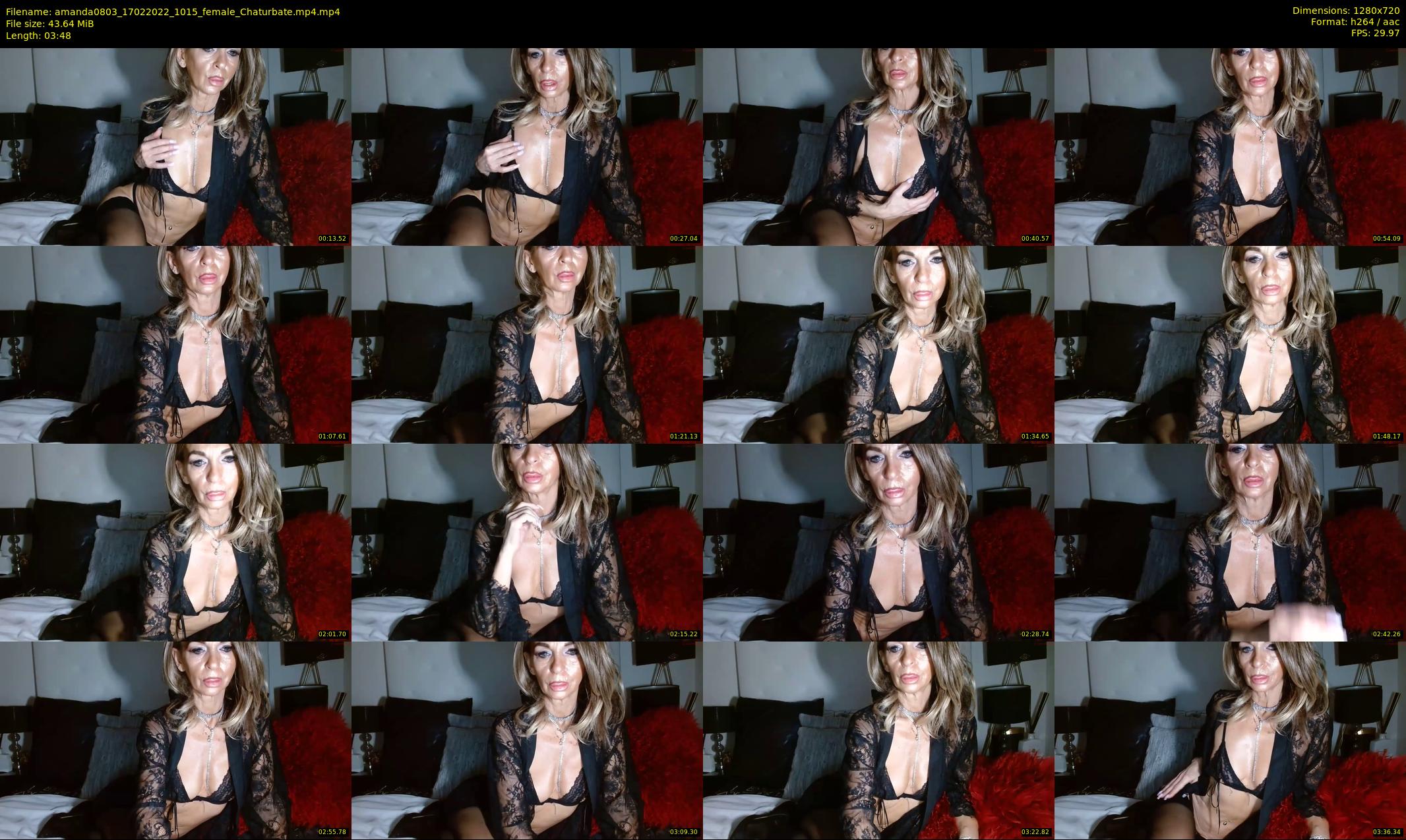 amanda0803 — 4 minute Chaturbate female cam show recording, 720p, Feb 17, 2022