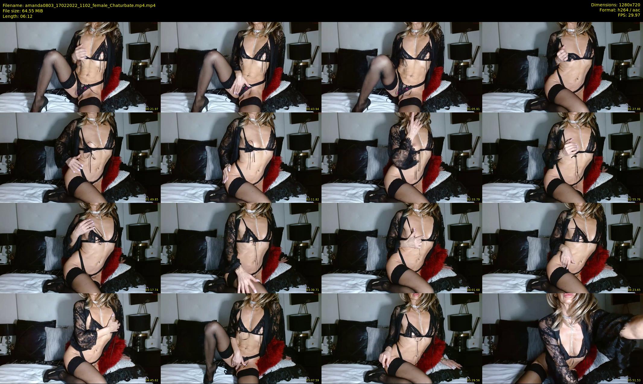 amanda0803 — 7 minute Chaturbate female cam show recording, 720p, Feb 17, 2022