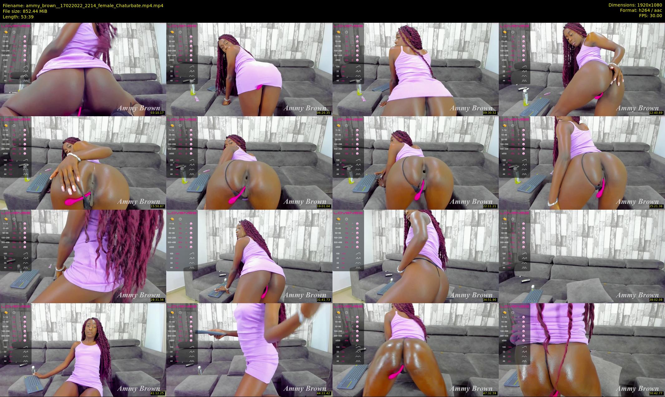 ammy_brown_ — 54 minute Chaturbate female cam show recording, 1080p, Feb 17, 2022