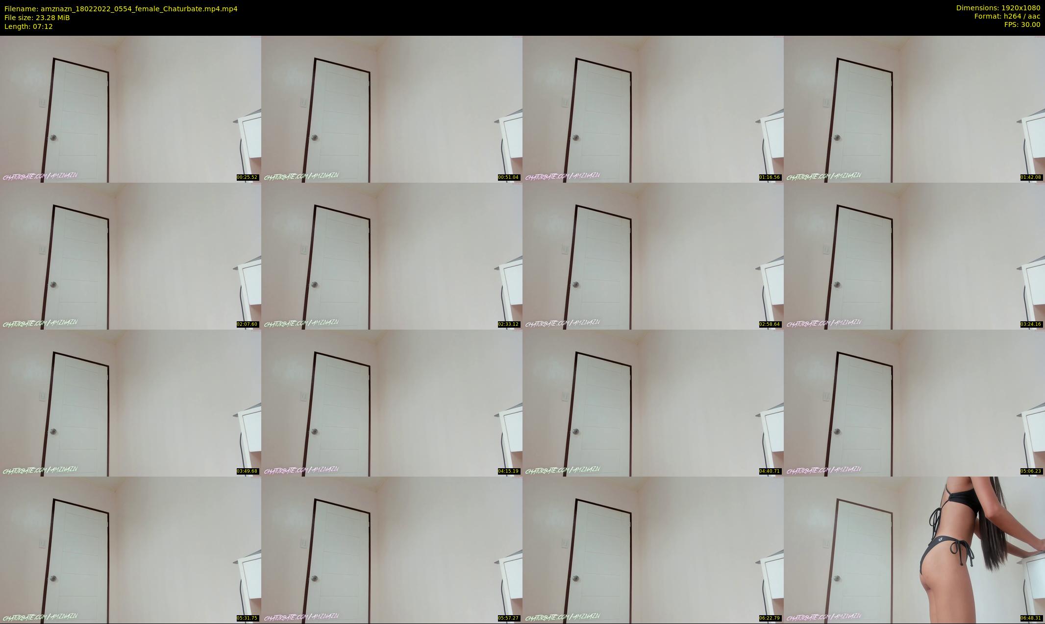 amznazn — 8 minute Chaturbate female cam show recording, 1080p, Feb 18, 2022