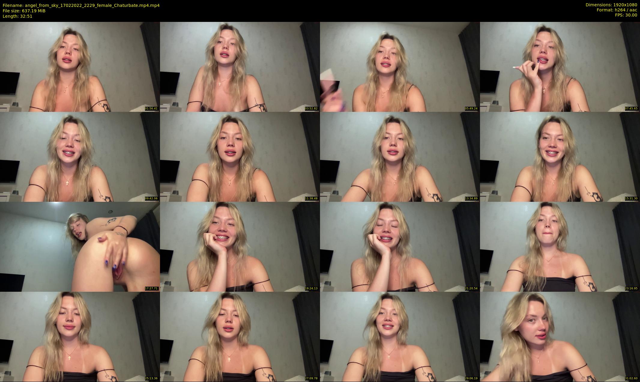 angel_from_sky — 33 minute Chaturbate female cam show recording, 1080p, Feb 17, 2022
