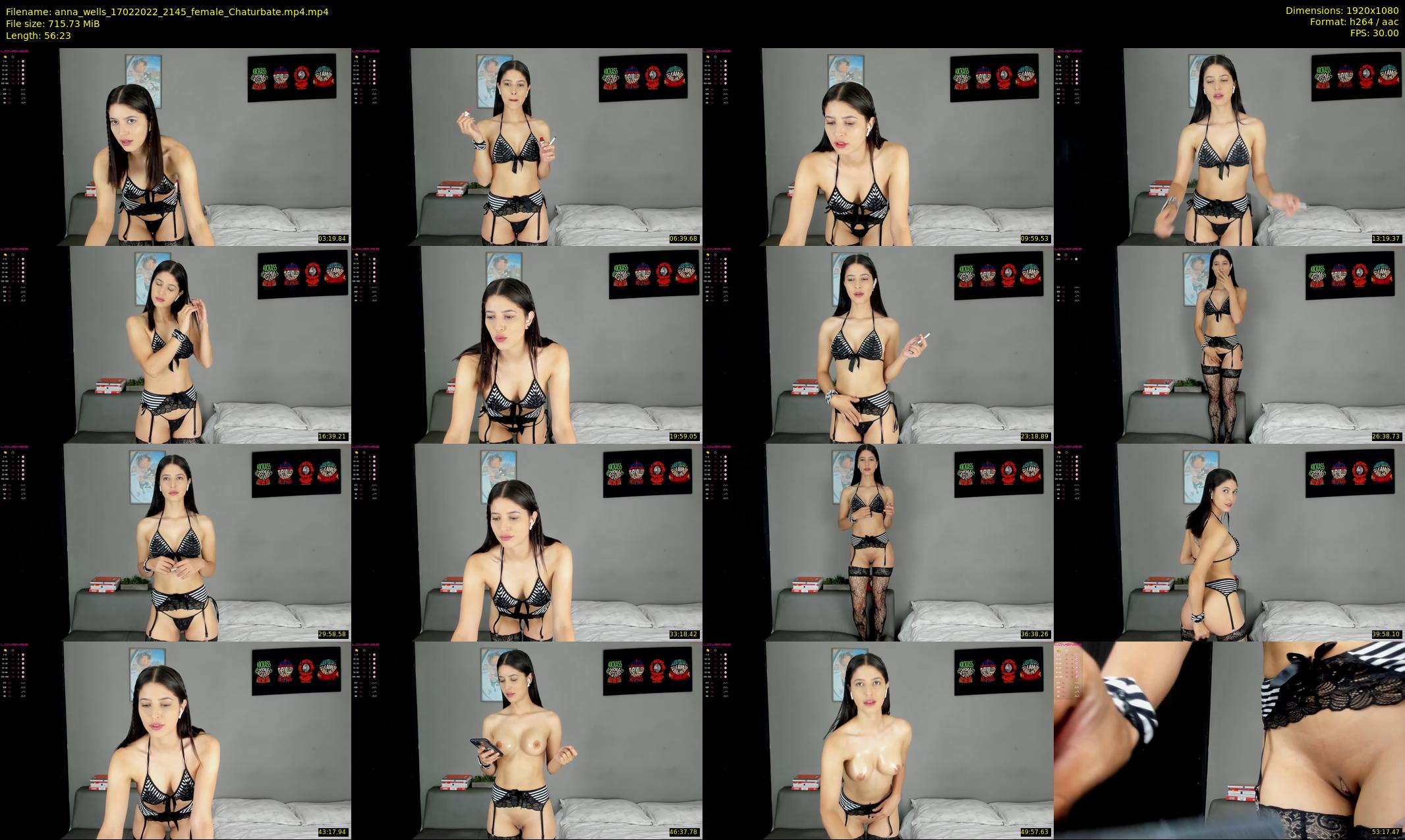 anna_wells — 57 minute Chaturbate female cam show recording, 1080p, Feb 17, 2022