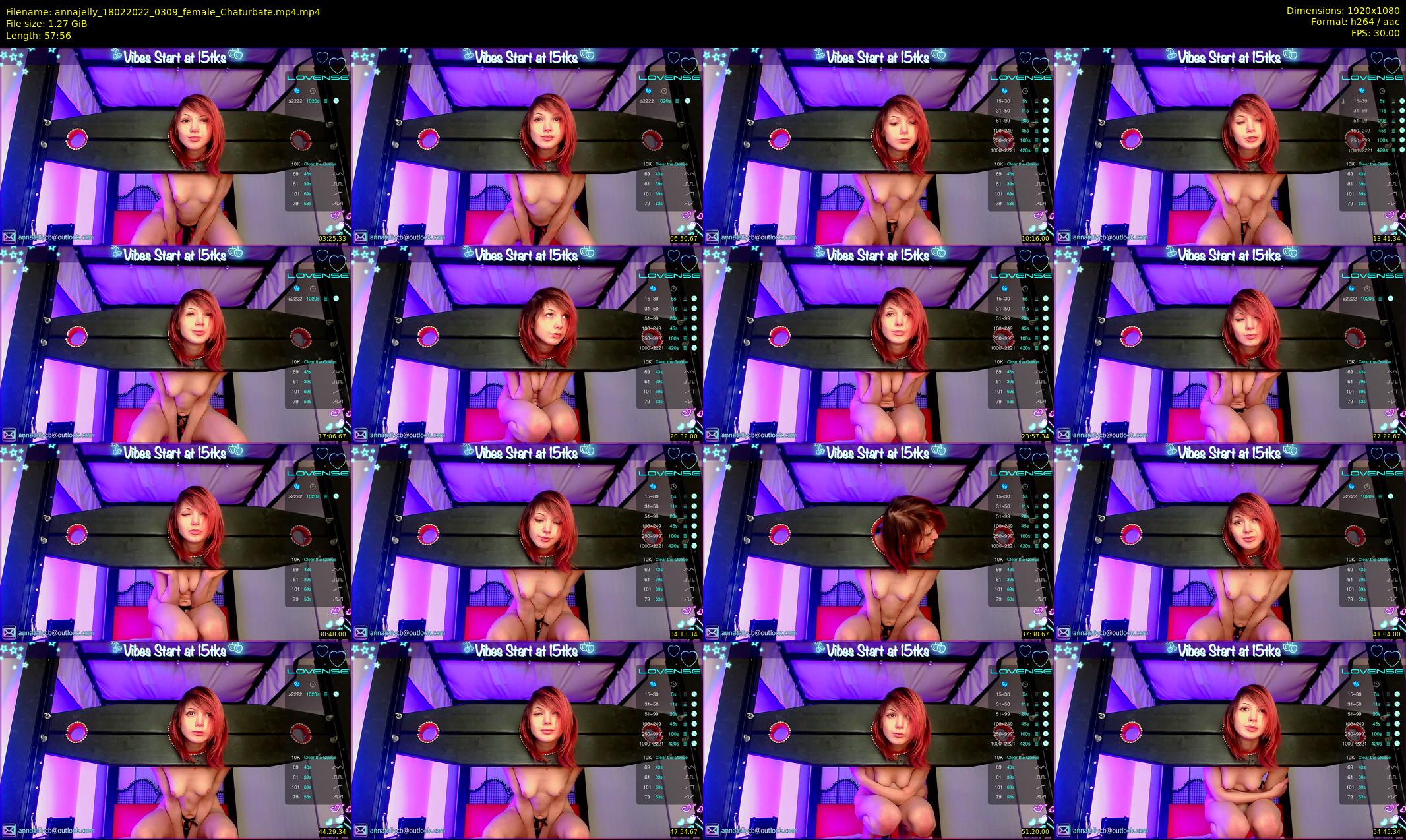 annajelly — 58 minute Chaturbate couple cam show recording, 1080p, Feb 18, 2022