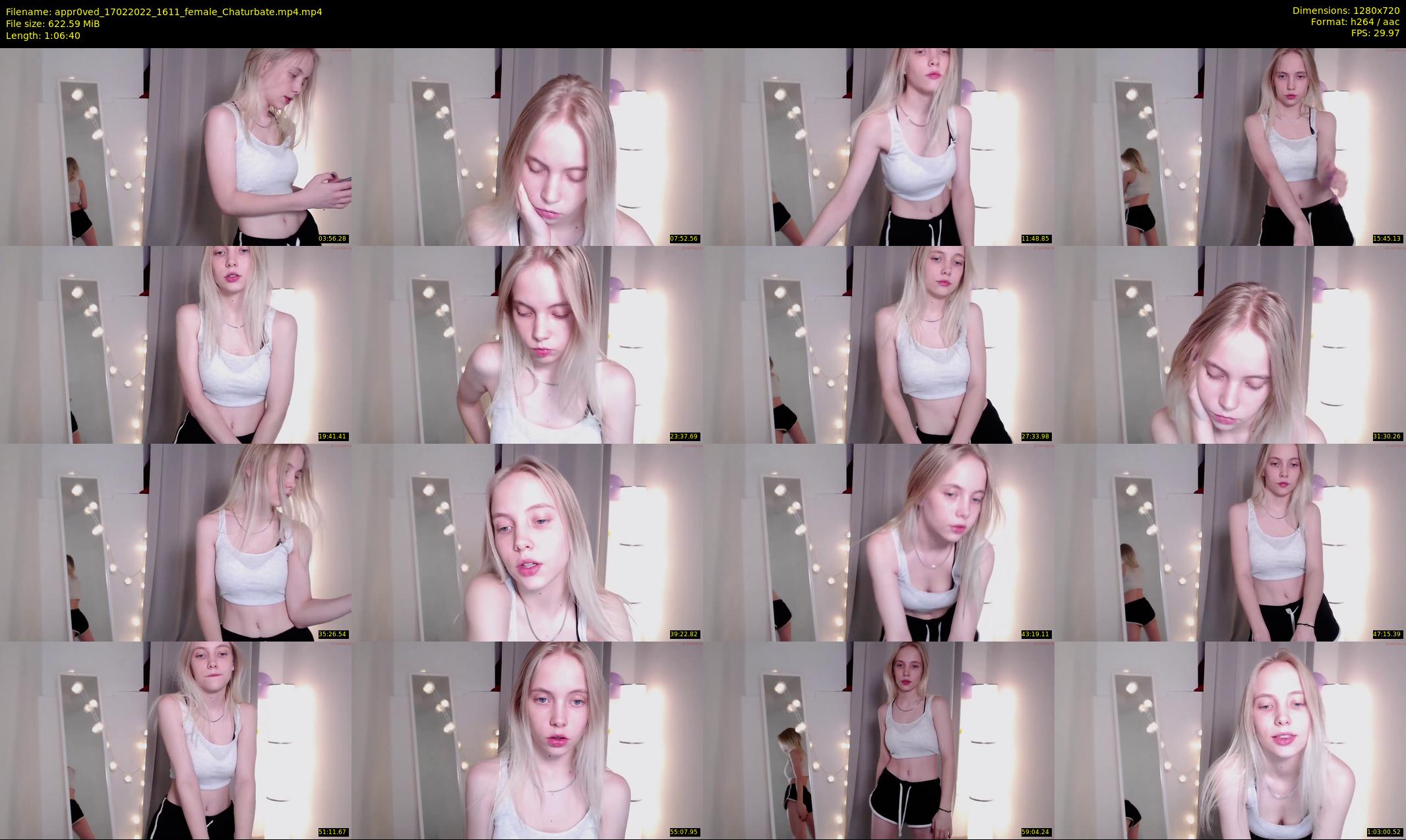 appr0ved — 67 minute Chaturbate female cam show recording, 720p, Feb 17, 2022