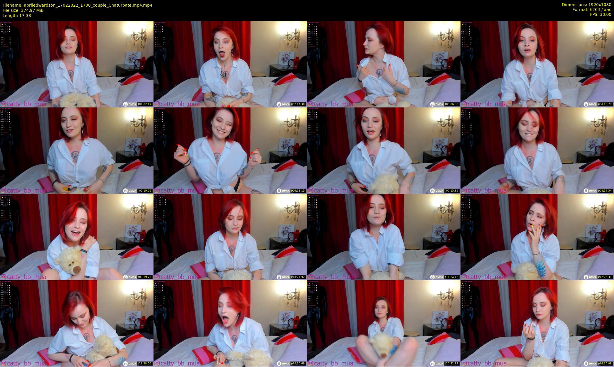 apriledwardson — 18 minute Chaturbate couple cam show recording, 1080p, Feb 17, 2022