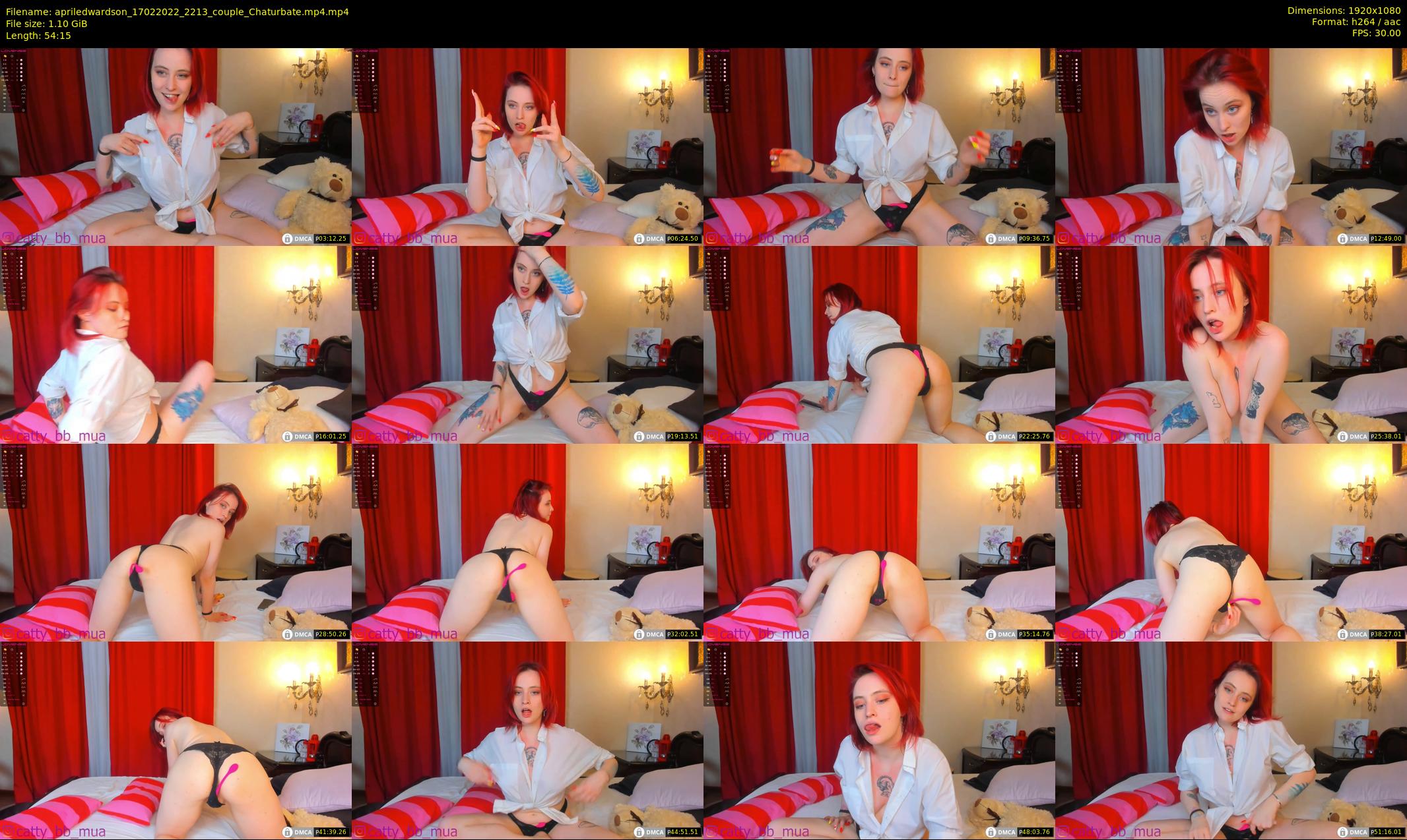 apriledwardson — 55 minute Chaturbate couple cam show recording, 1080p, Feb 17, 2022
