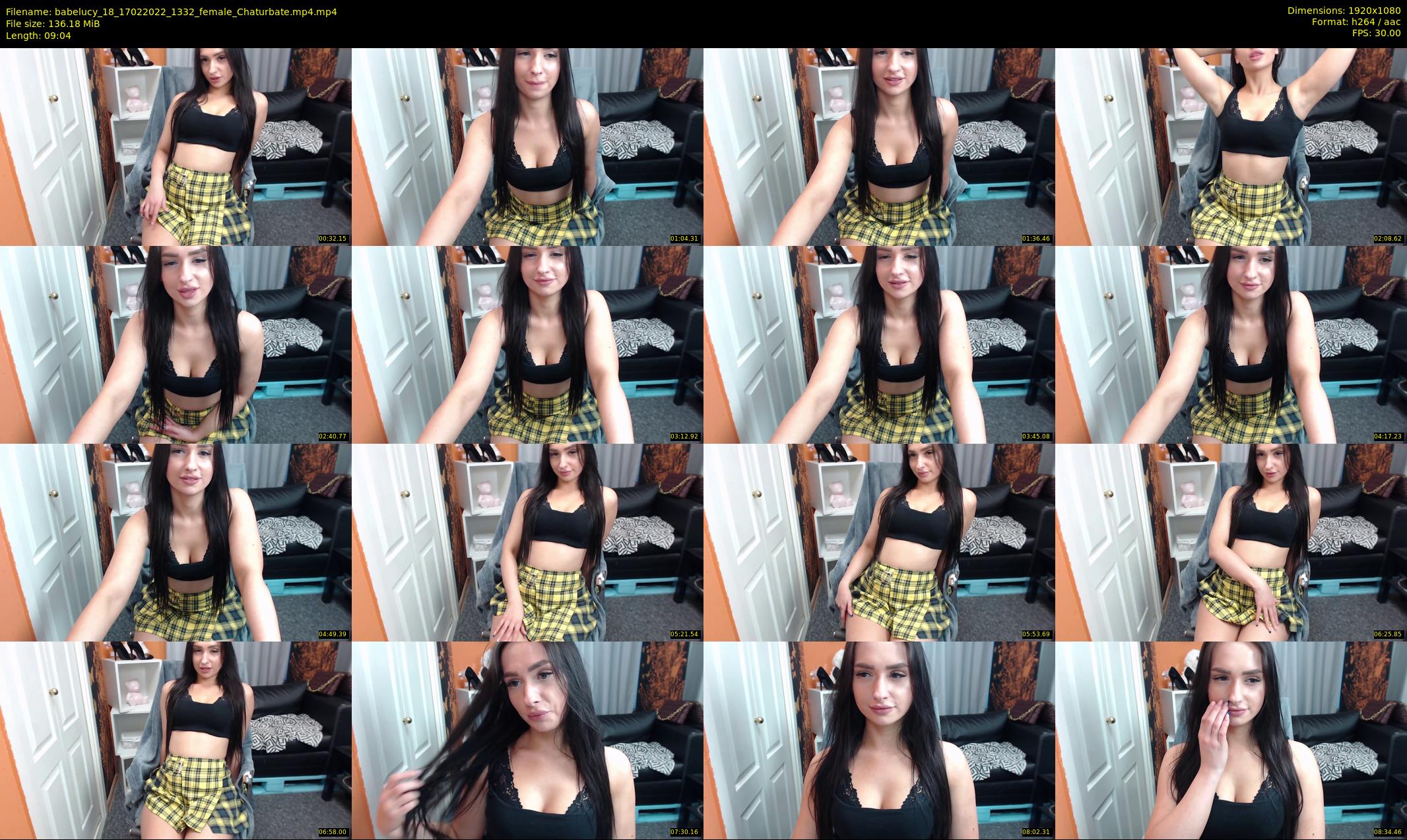 babelucy_18 — 10 minute Chaturbate female cam show recording, 1080p, Feb 17, 2022