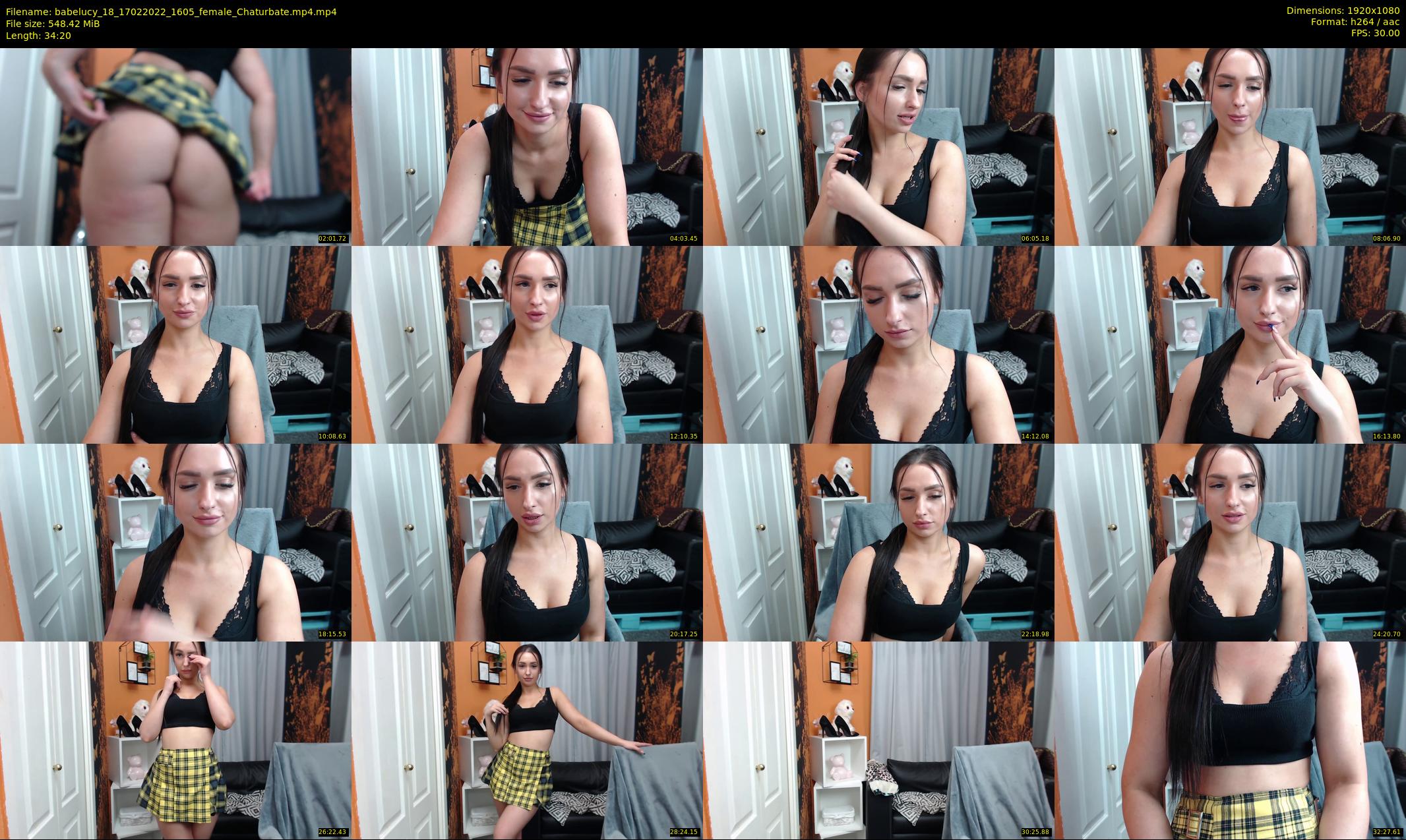 babelucy_18 — 35 minute Chaturbate female cam show recording, 1080p, Feb 17, 2022